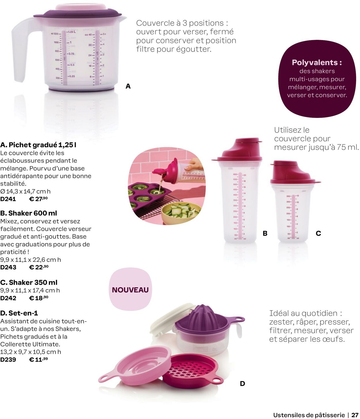 Catalogue Tupperware 24.09.2024 - 01.01.2025