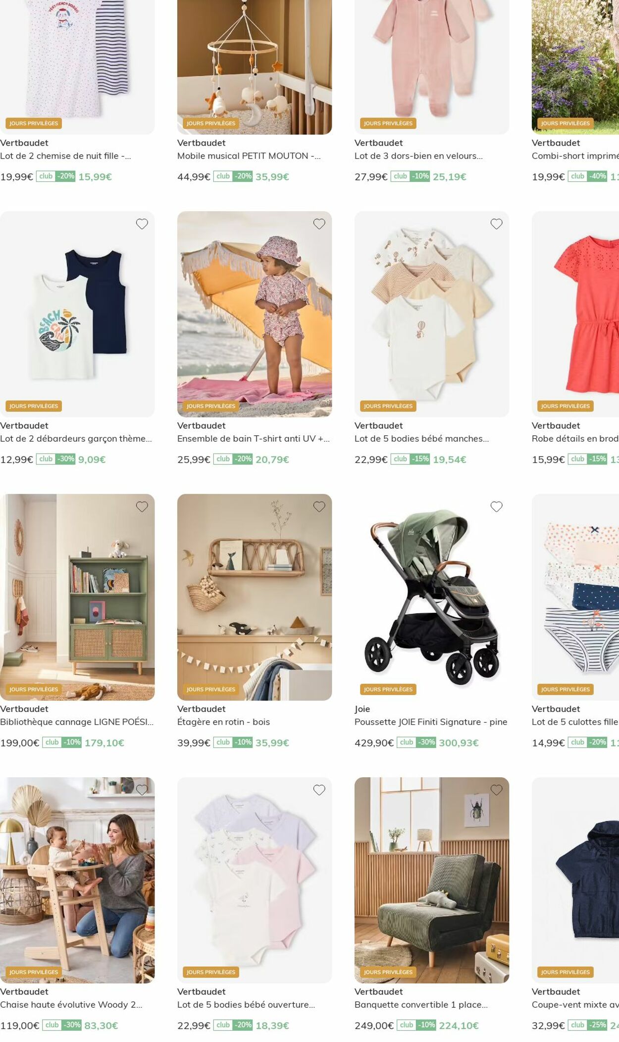 Catalogue Vertbaudet 16.06.2025 - 25.06.2025