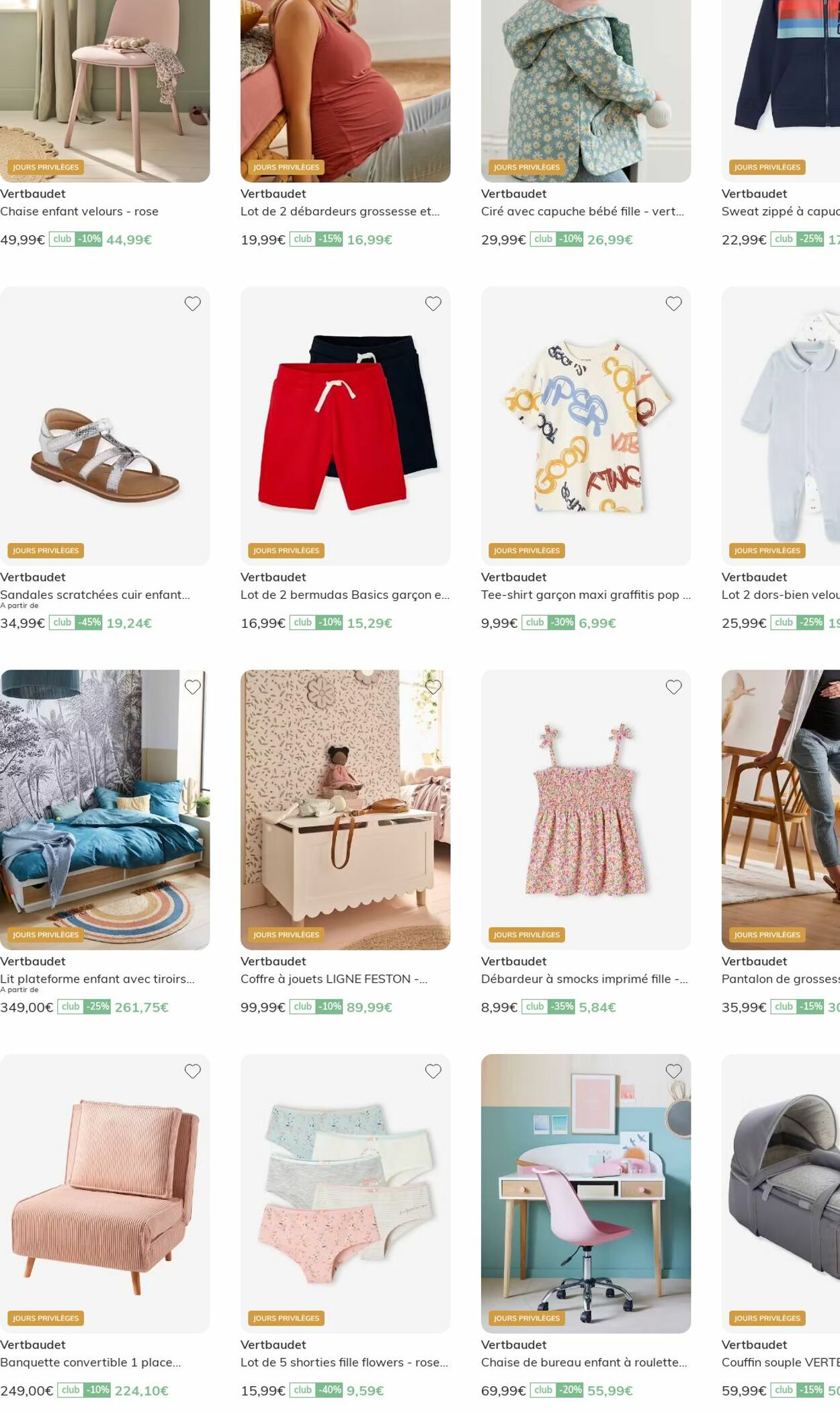Catalogue Vertbaudet 16.06.2025 - 25.06.2025