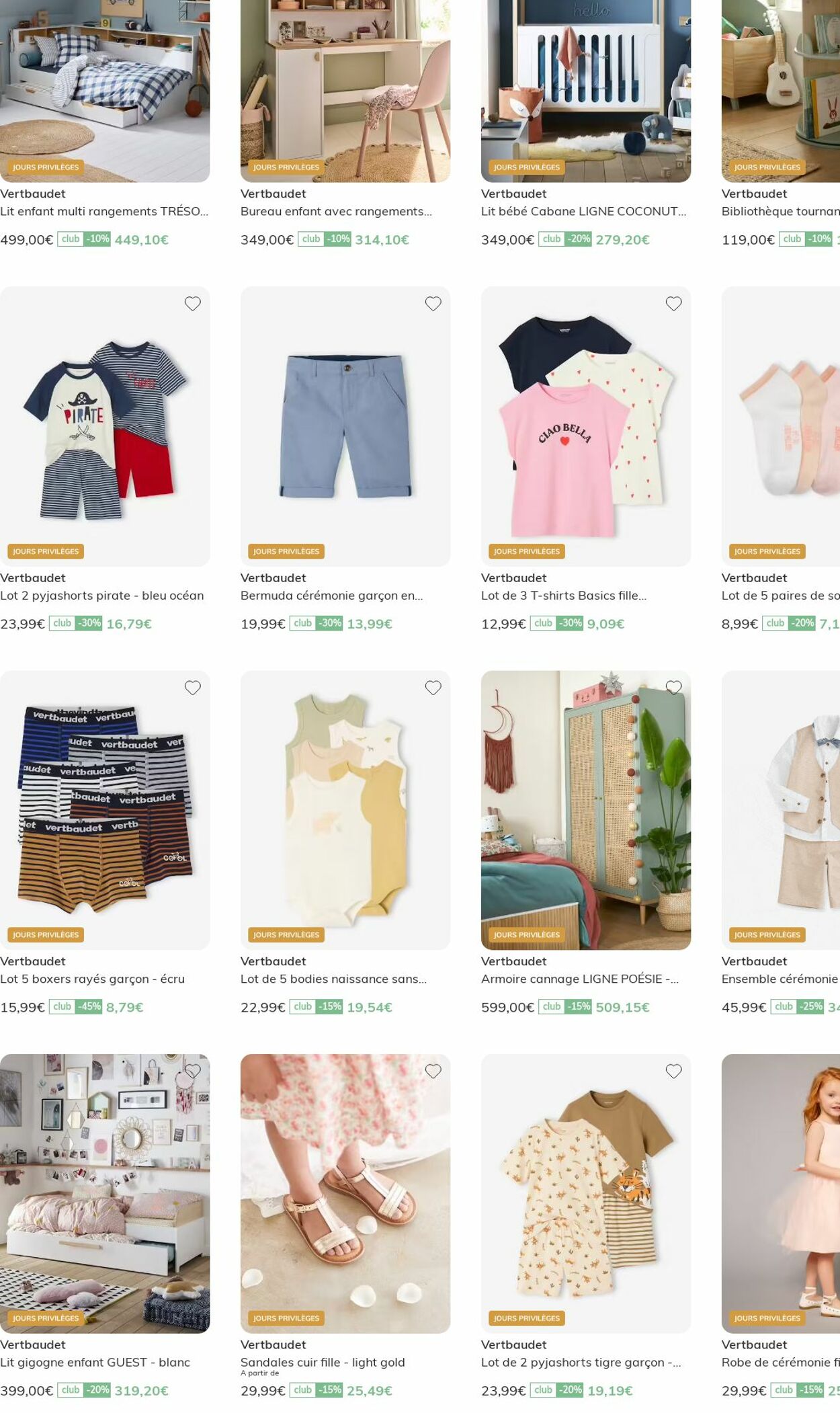 Catalogue Vertbaudet 16.06.2025 - 25.06.2025