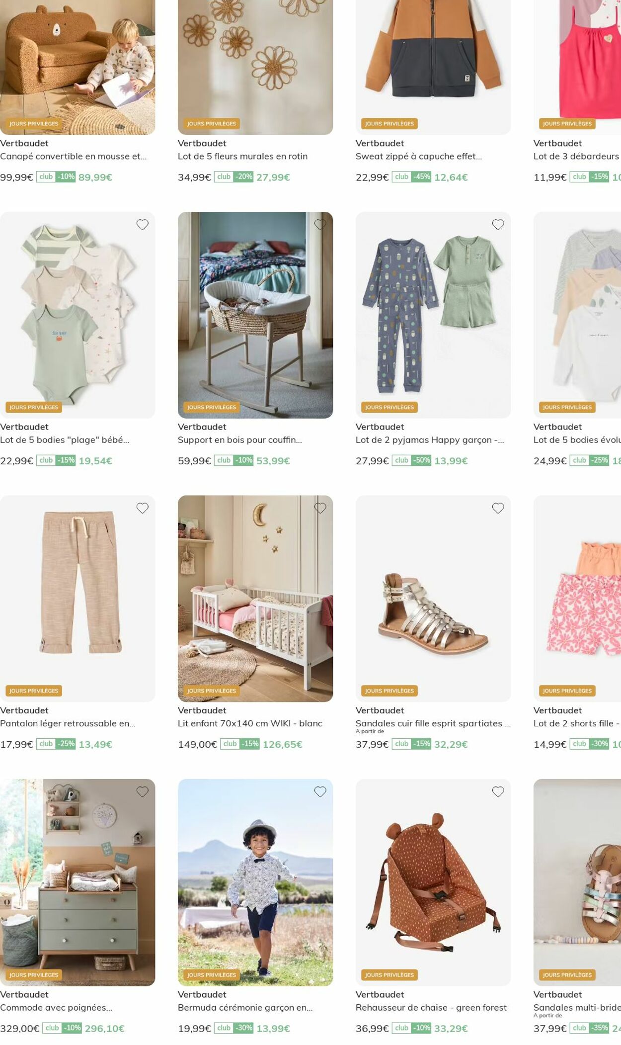 Catalogue Vertbaudet 16.06.2025 - 25.06.2025