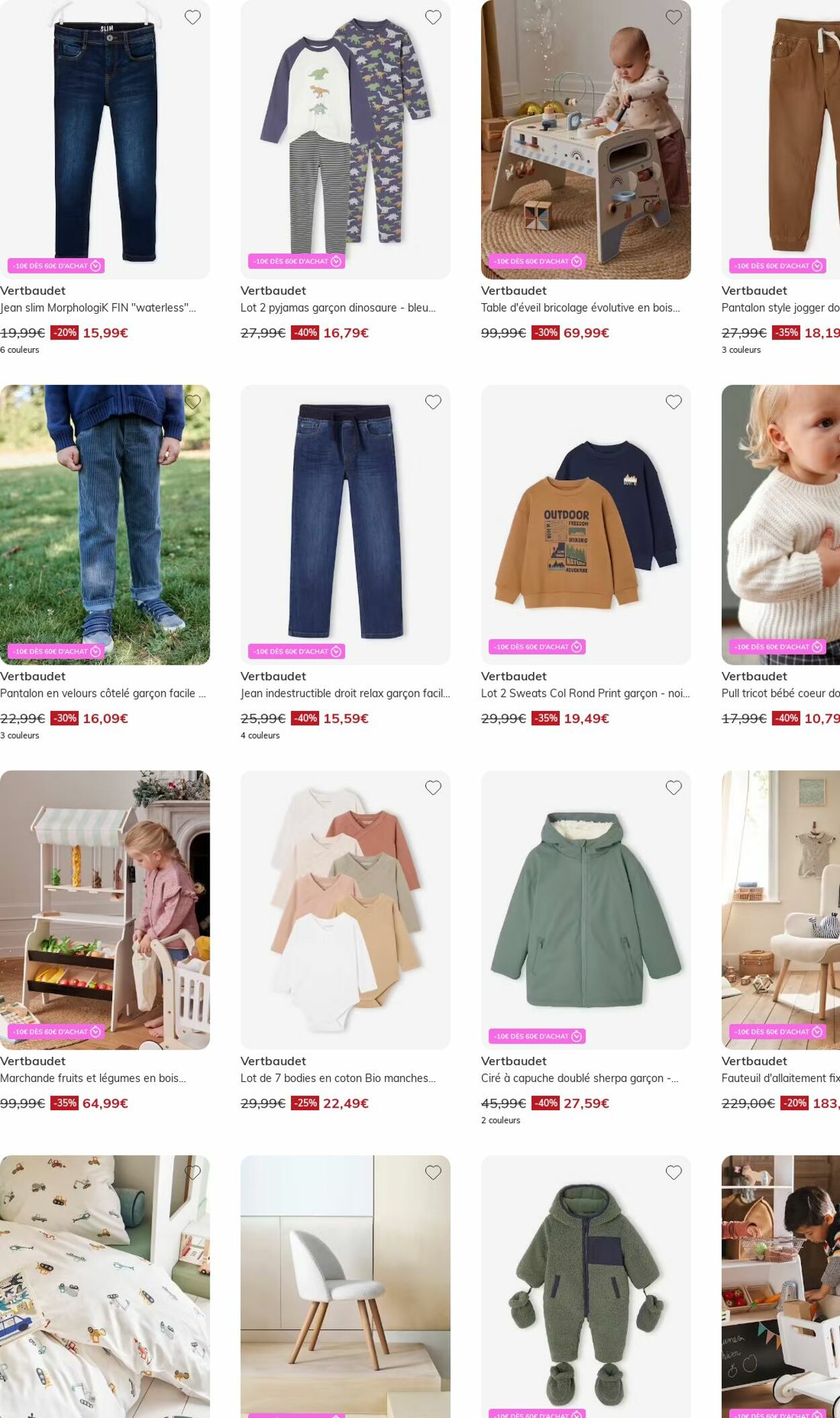 Catalogue Vertbaudet 20.10.2025 - 29.10.2025