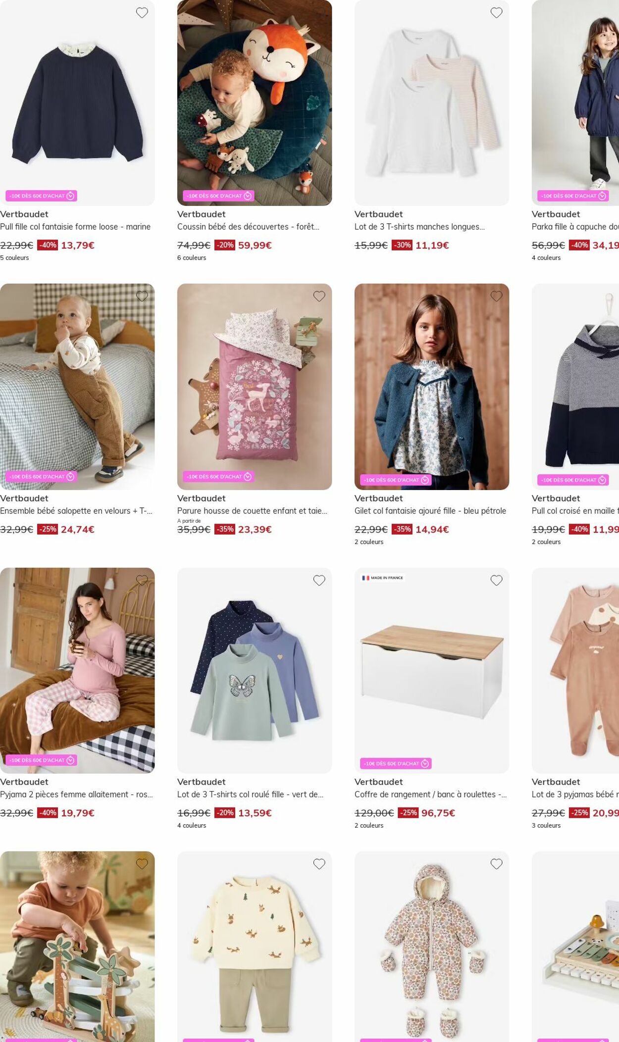 Catalogue Vertbaudet 20.10.2025 - 29.10.2025