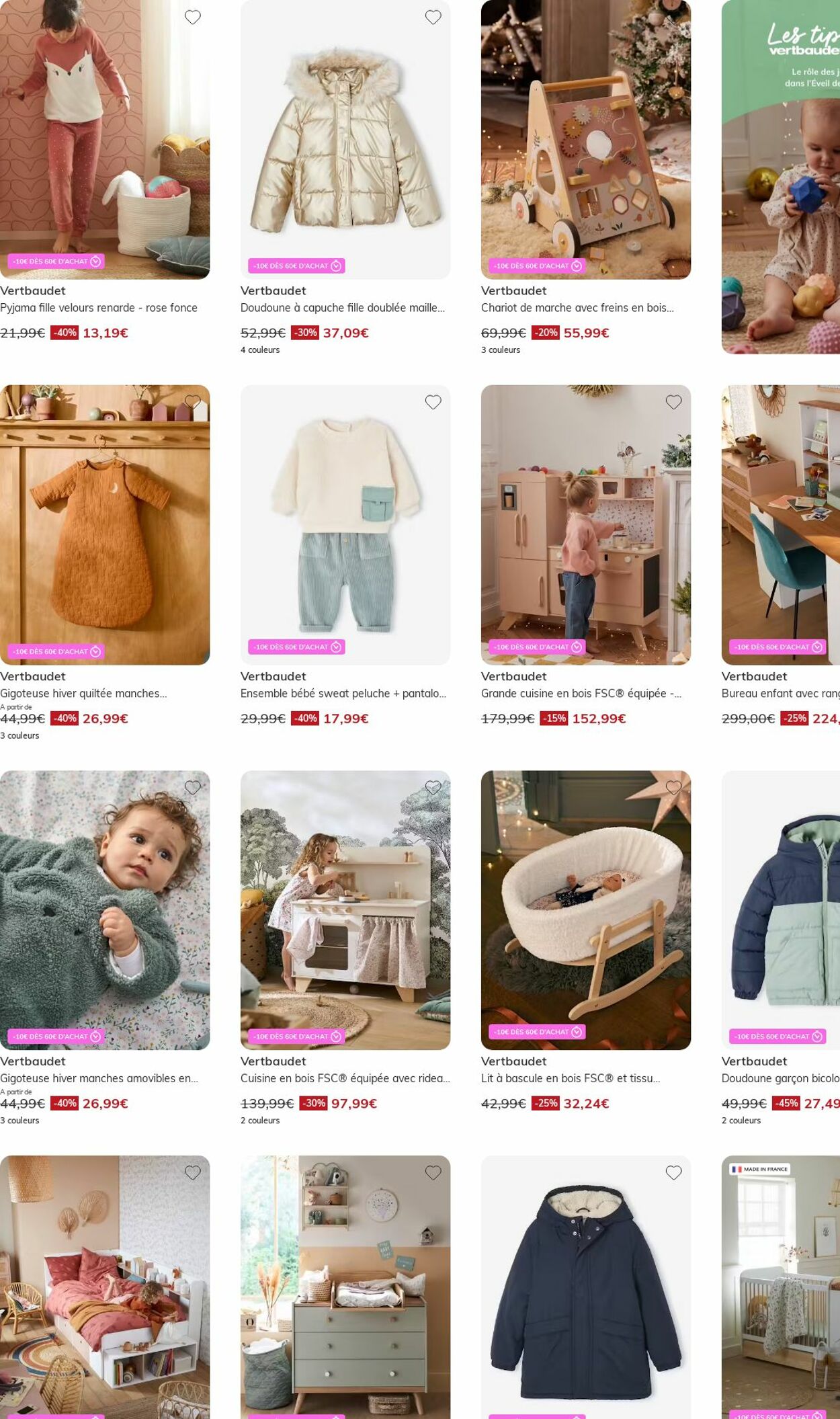 Catalogue Vertbaudet 20.10.2025 - 29.10.2025