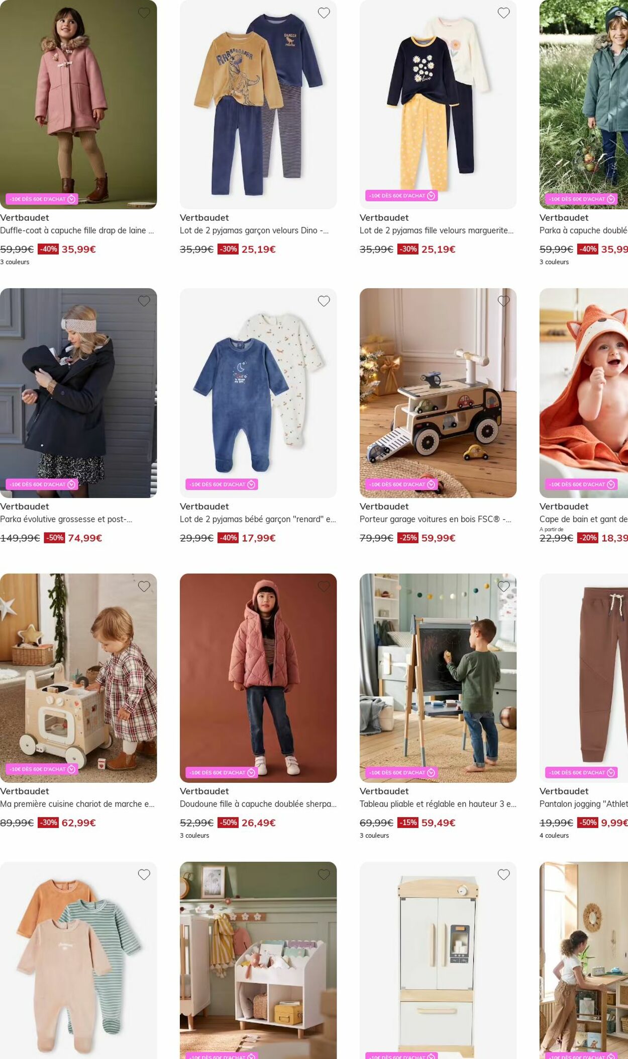 Catalogue Vertbaudet 20.10.2025 - 29.10.2025