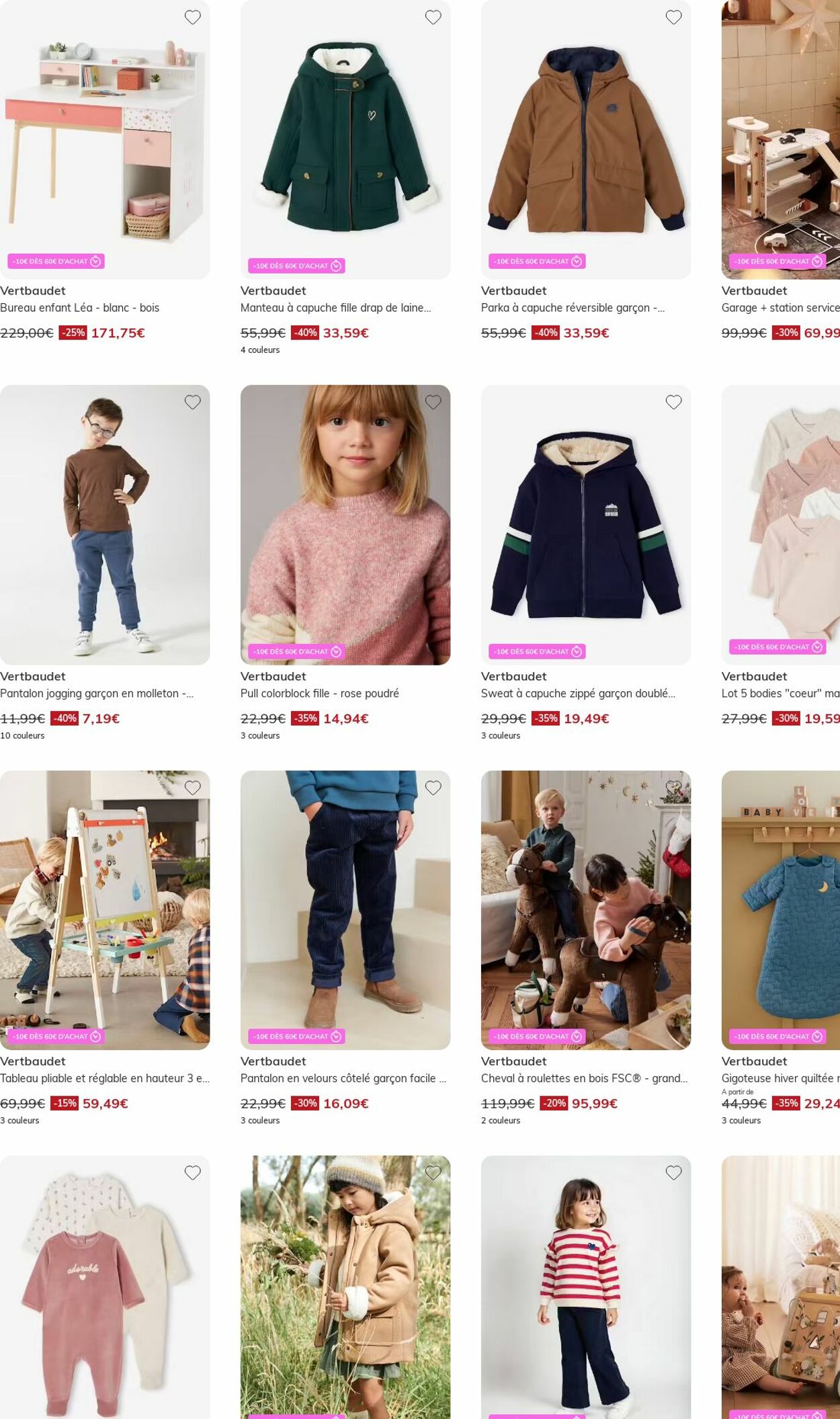 Catalogue Vertbaudet 20.10.2025 - 29.10.2025