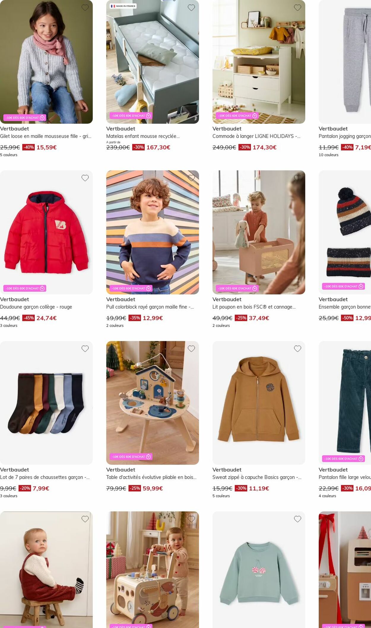 Catalogue Vertbaudet 20.10.2025 - 29.10.2025