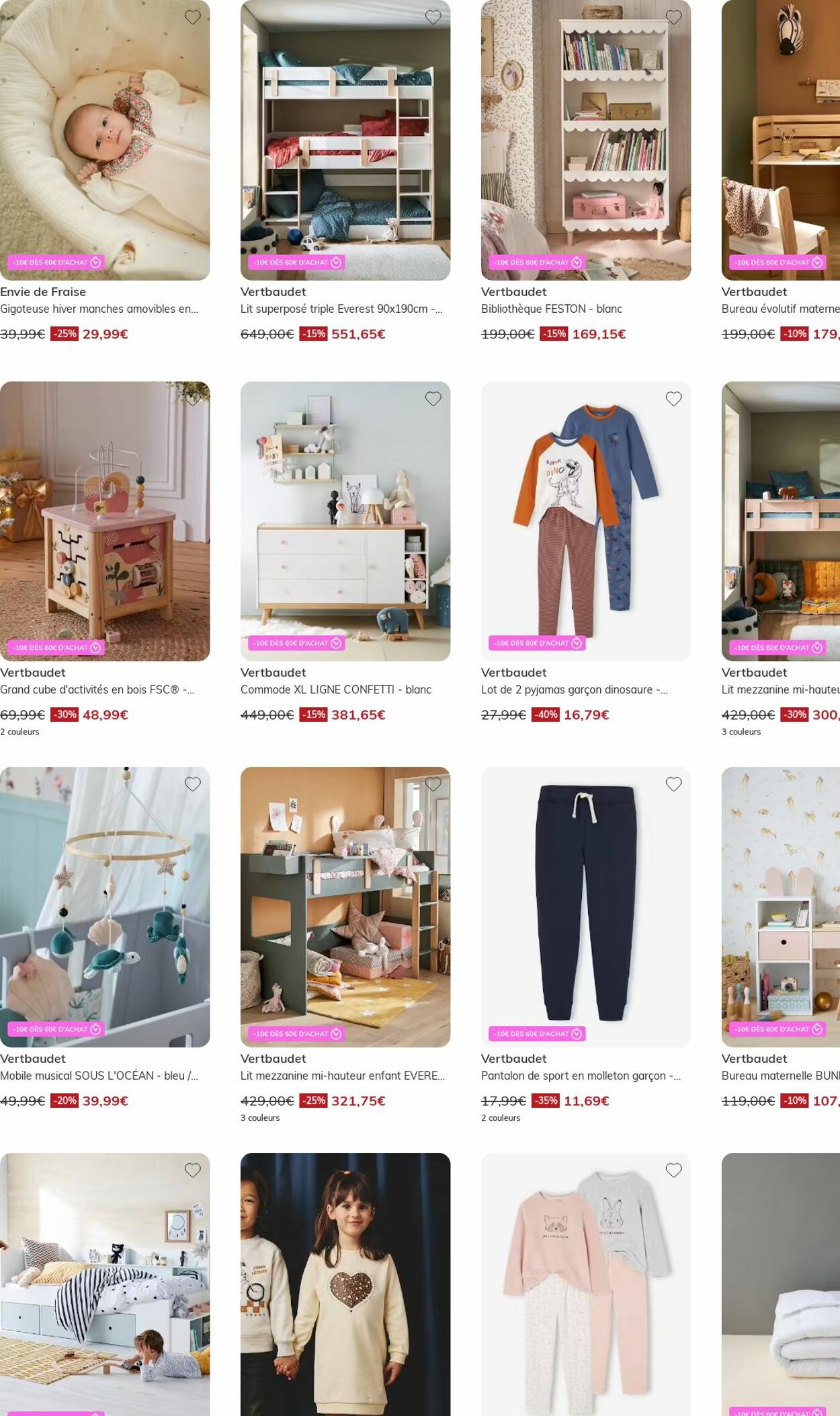 Catalogue Vertbaudet 20.10.2025 - 29.10.2025