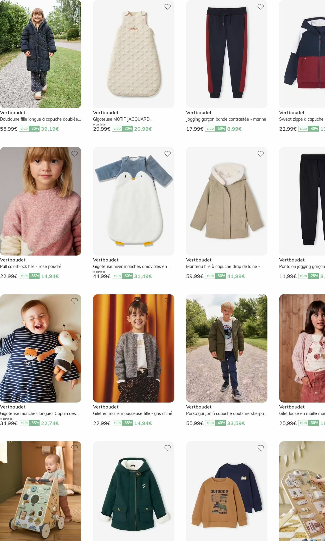 Catalogue Vertbaudet 29.09.2025 - 08.10.2025