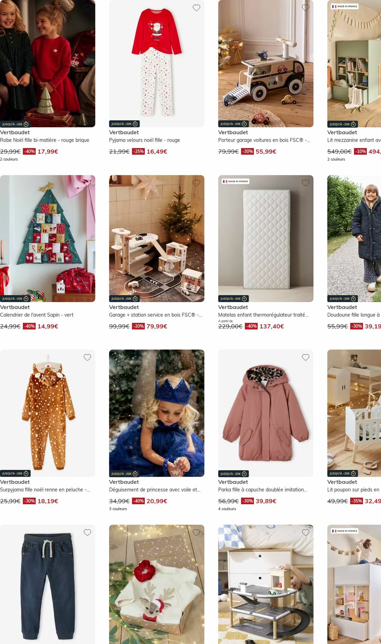 Catalogue Vertbaudet 24.11.2025 - 03.12.2025