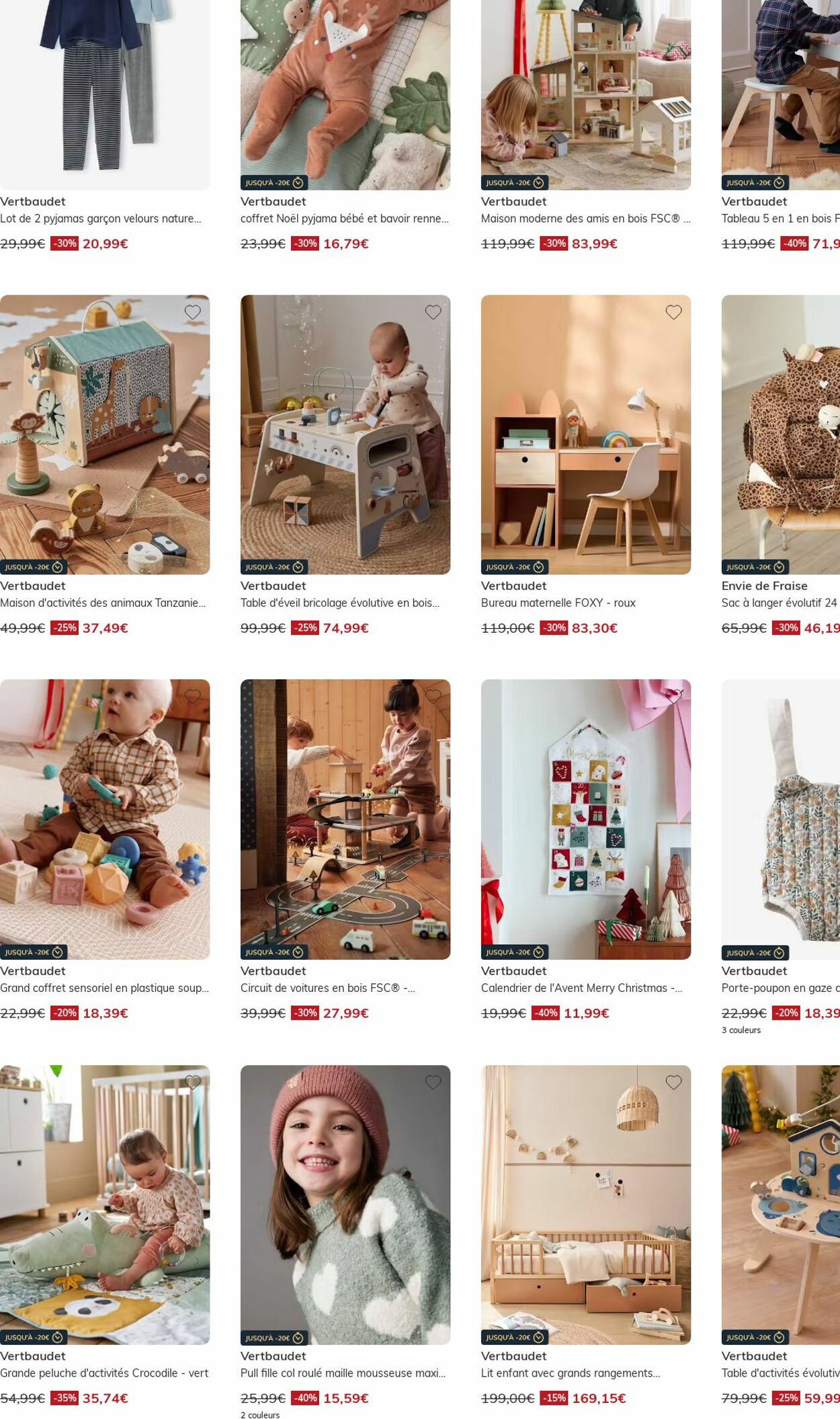 Catalogue Vertbaudet 24.11.2025 - 03.12.2025