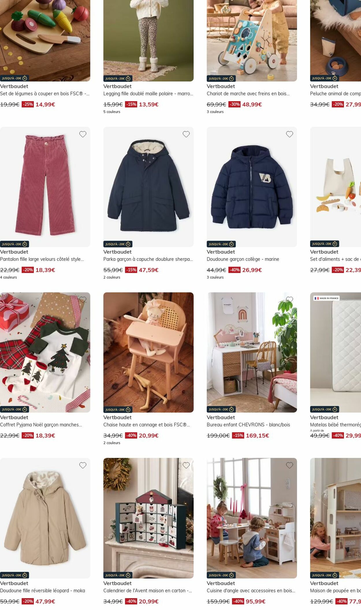 Catalogue Vertbaudet 24.11.2025 - 03.12.2025