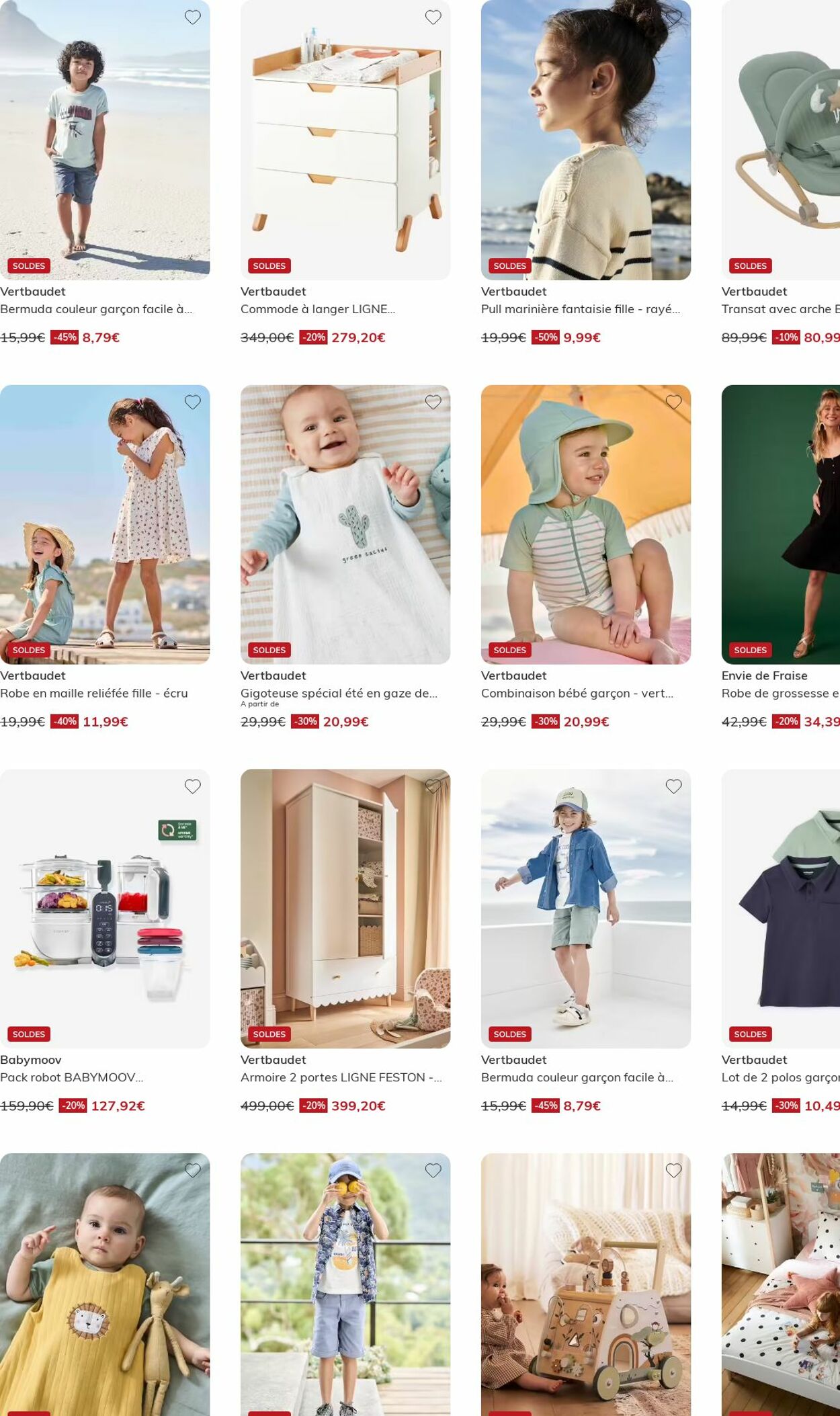 Catalogue Vertbaudet 30.06.2025 - 09.07.2025
