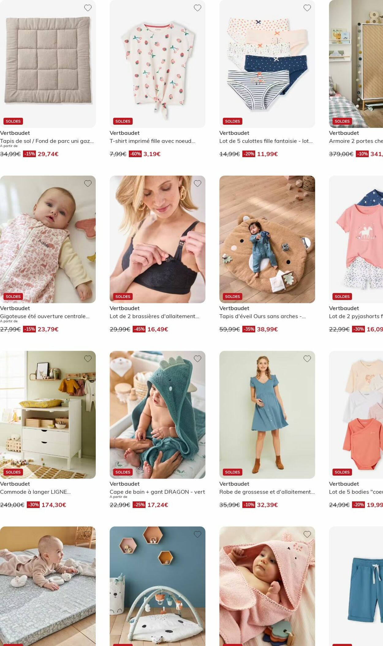 Catalogue Vertbaudet 30.06.2025 - 09.07.2025