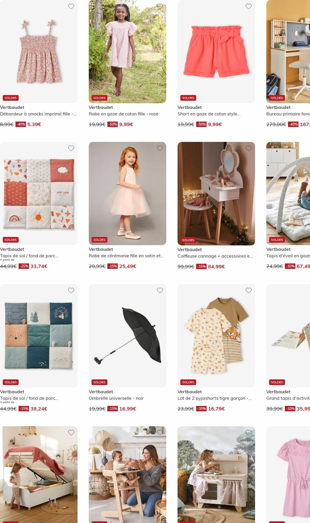 Catalogue Vertbaudet 30.06.2025 - 09.07.2025