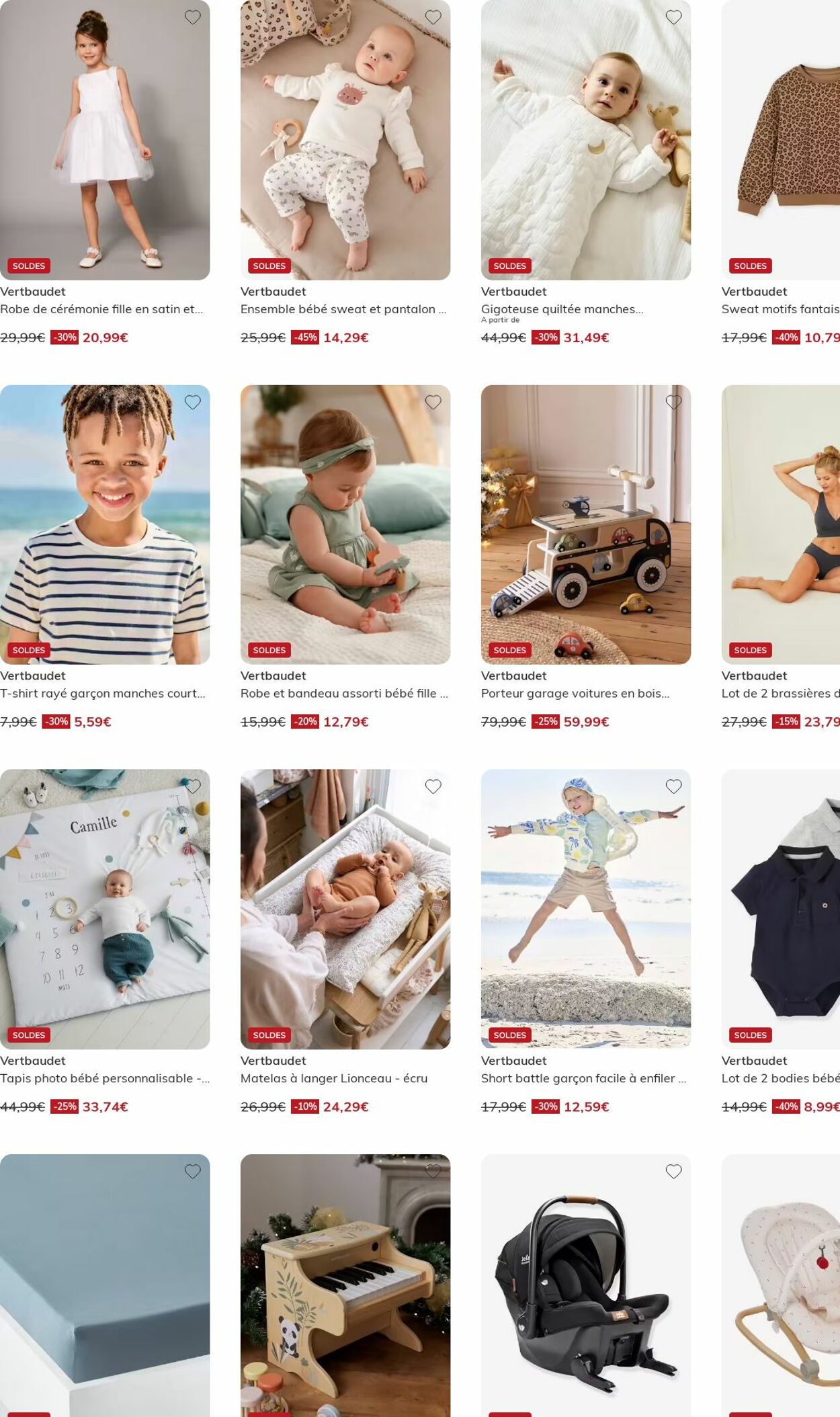 Catalogue Vertbaudet 30.06.2025 - 09.07.2025