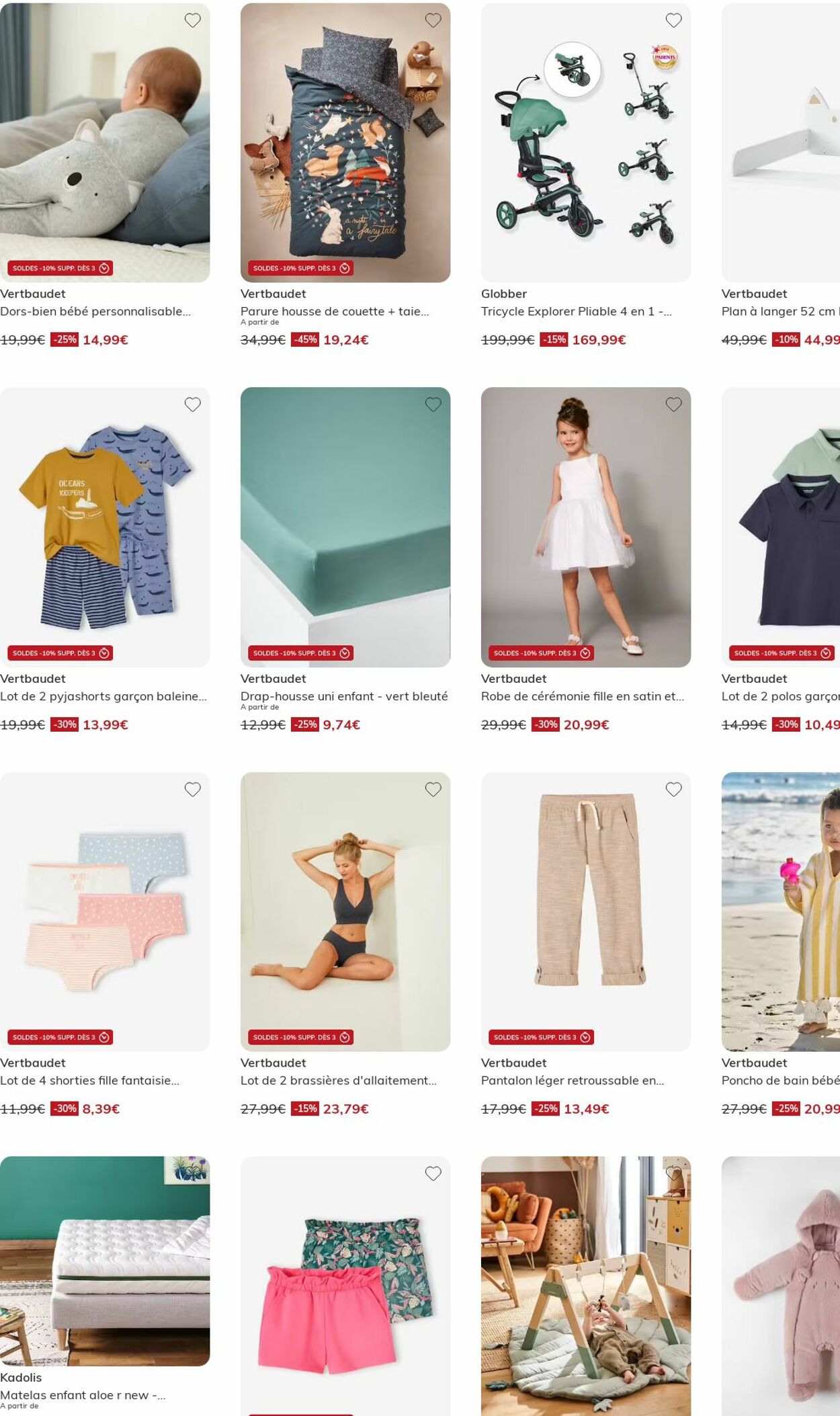 Catalogue Vertbaudet 14.07.2025 - 23.07.2025