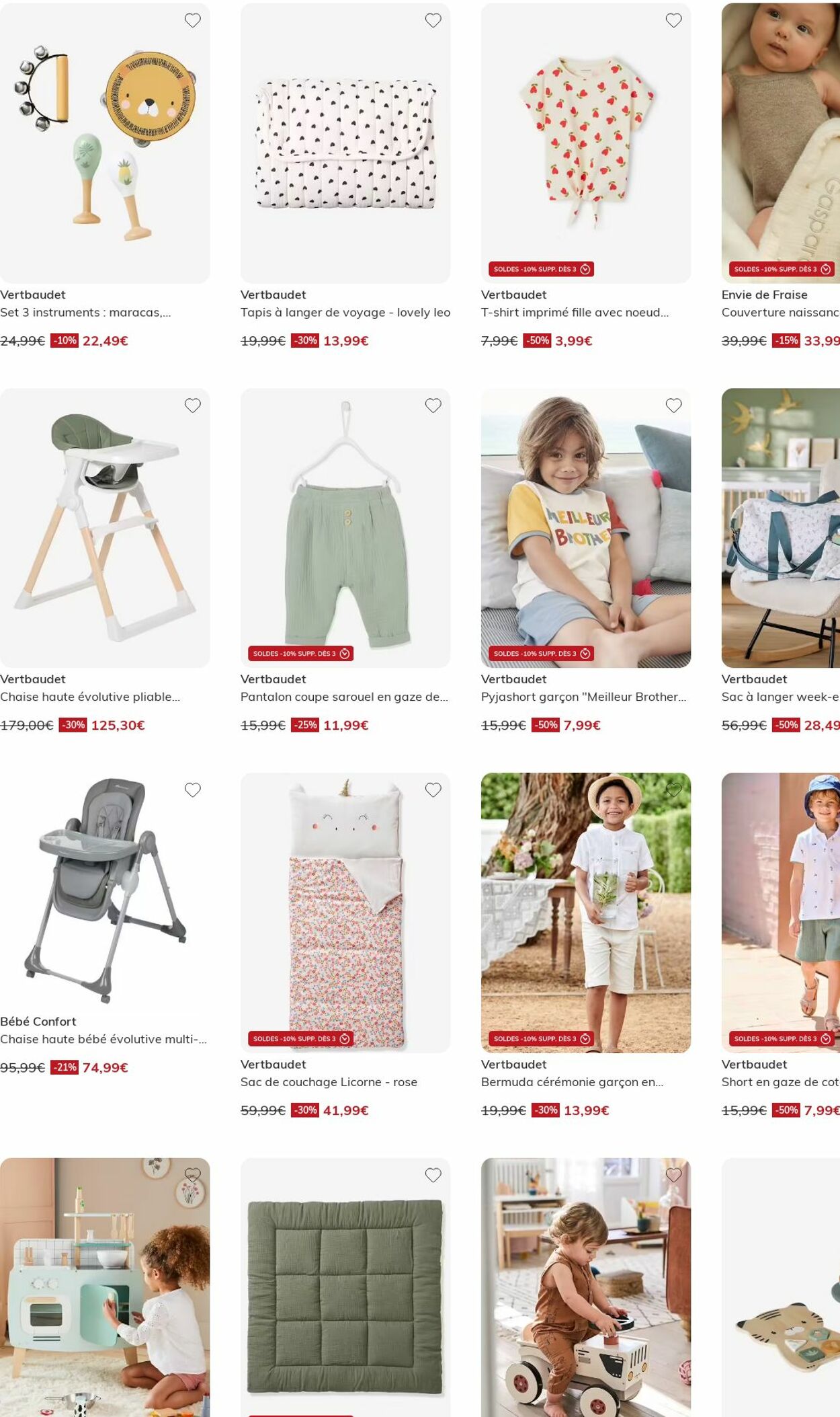 Catalogue Vertbaudet 14.07.2025 - 23.07.2025
