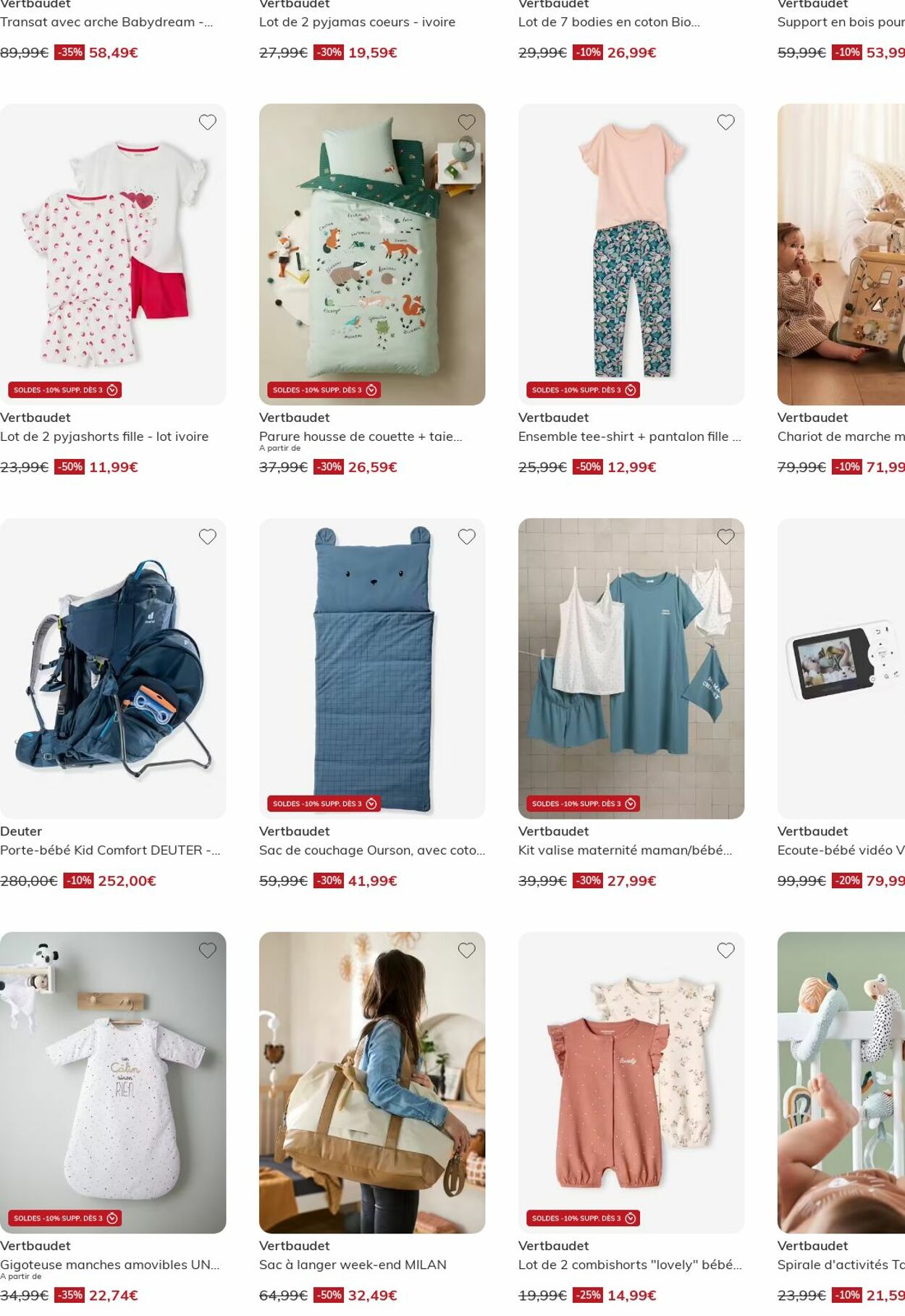 Catalogue Vertbaudet 14.07.2025 - 23.07.2025