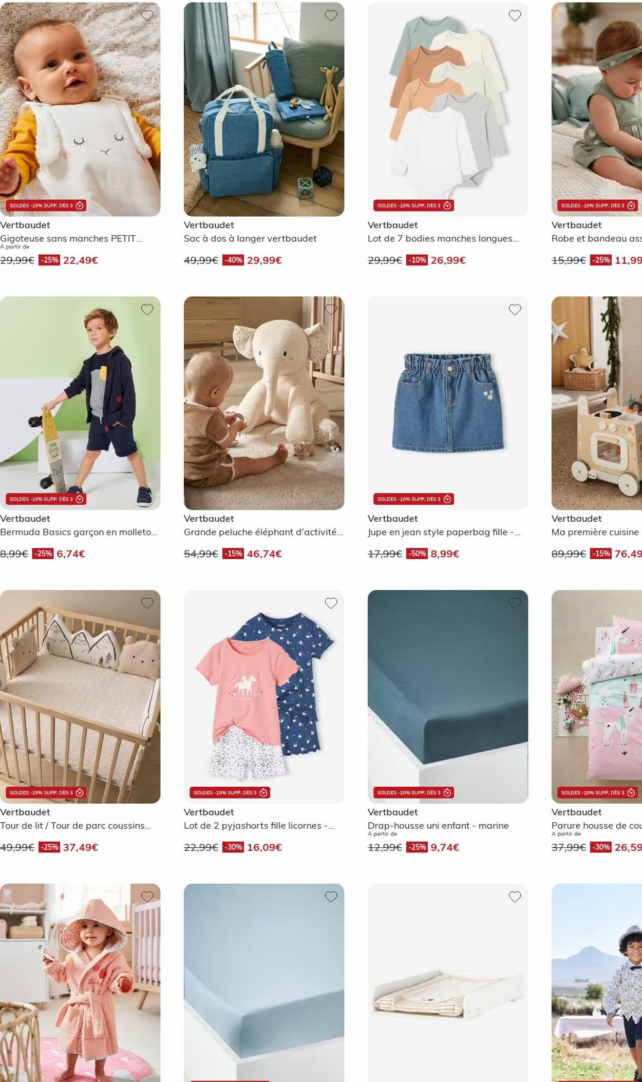 Catalogue Vertbaudet 14.07.2025 - 23.07.2025