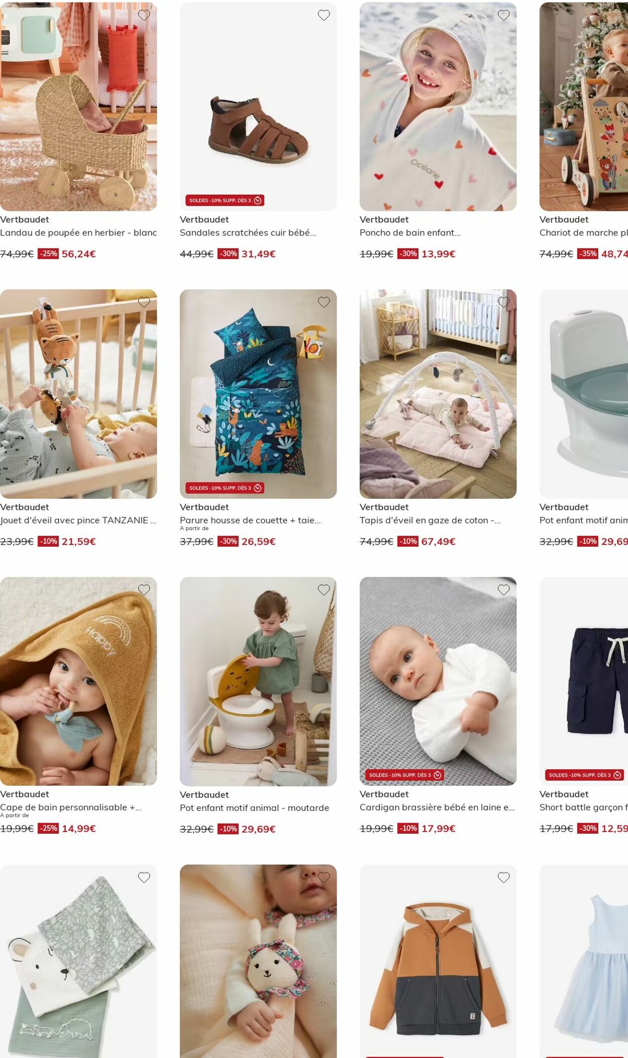 Catalogue Vertbaudet 14.07.2025 - 23.07.2025