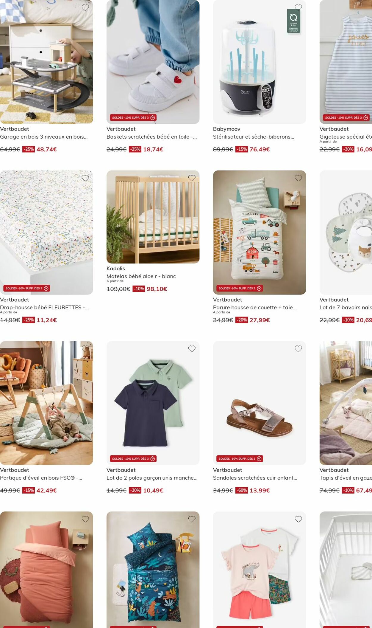 Catalogue Vertbaudet 21.07.2025 - 30.07.2025