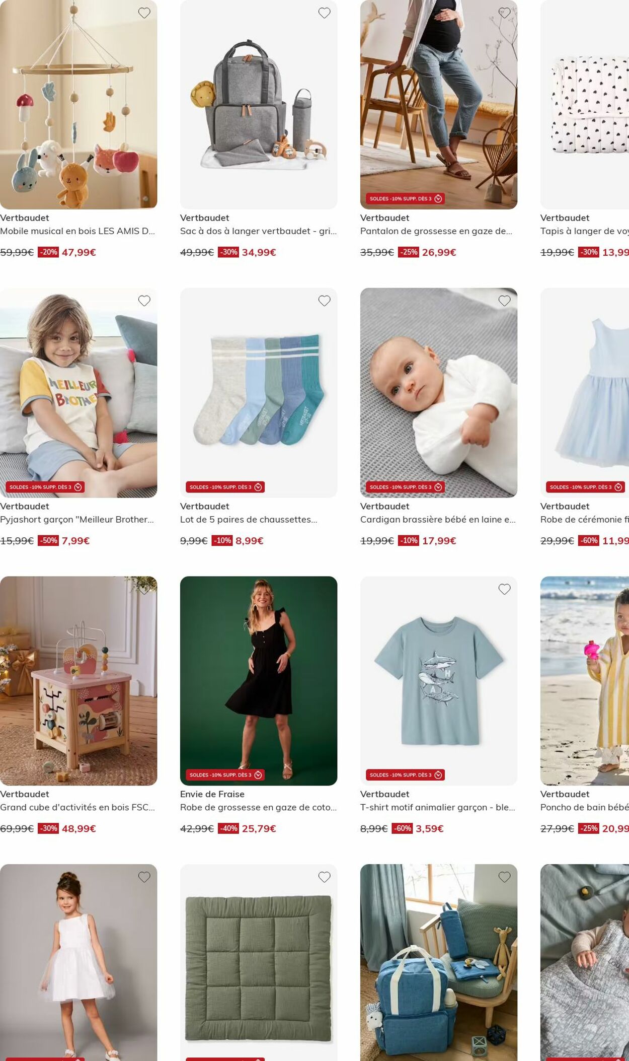 Catalogue Vertbaudet 21.07.2025 - 30.07.2025
