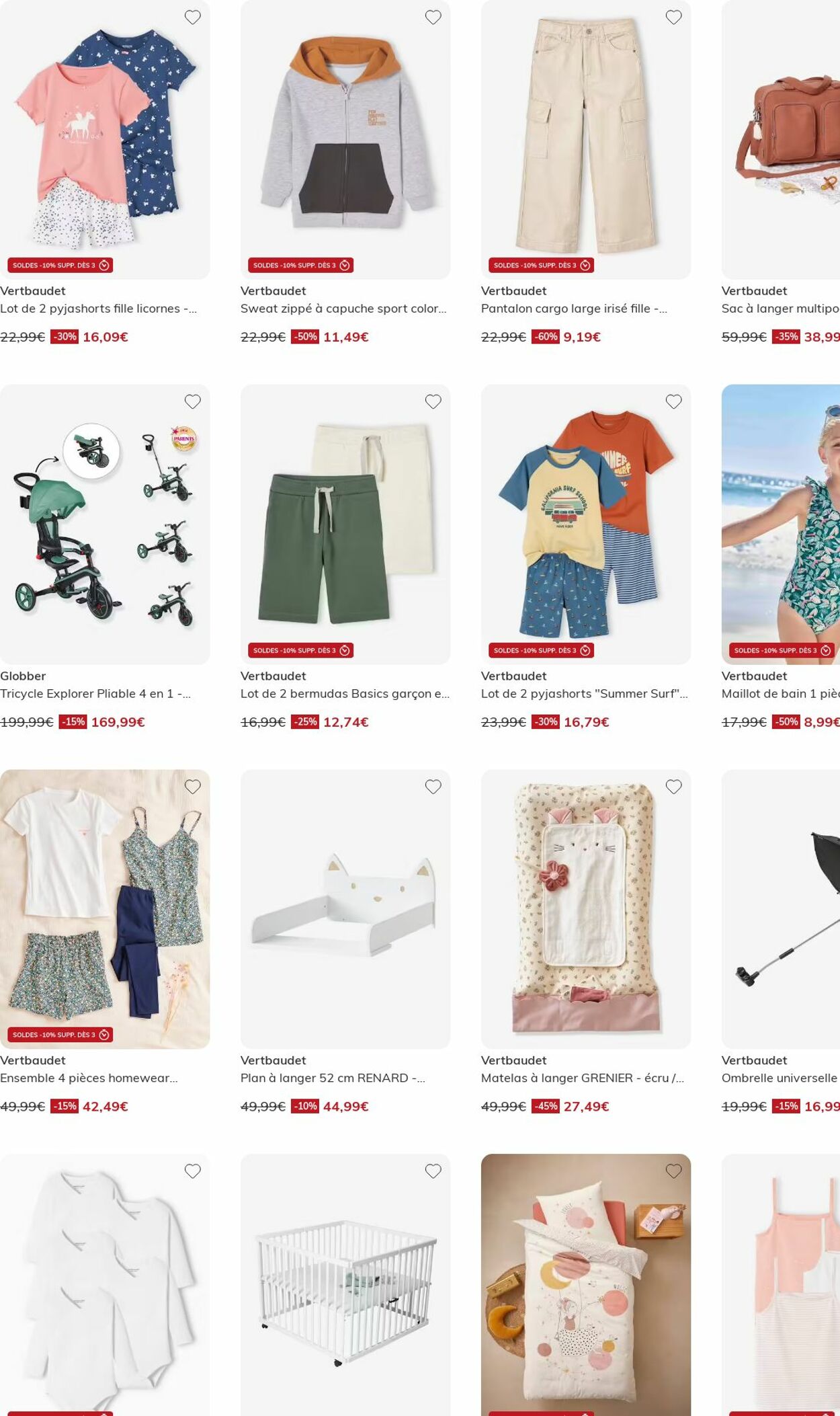 Catalogue Vertbaudet 21.07.2025 - 30.07.2025
