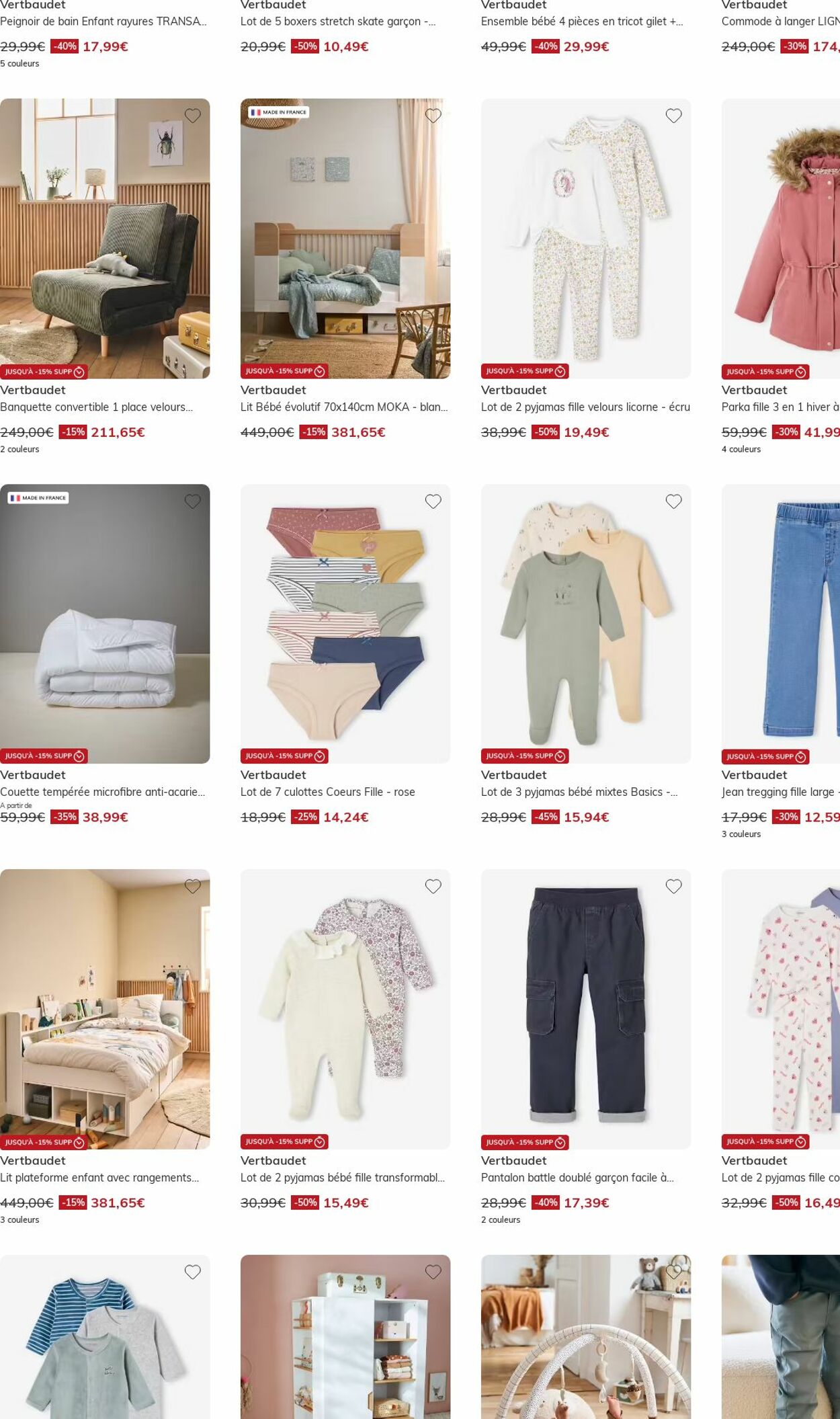Catalogue Vertbaudet 12.01.2026 - 21.01.2026