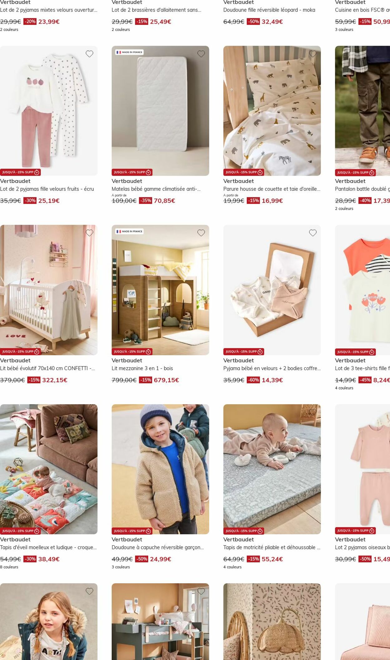 Catalogue Vertbaudet 12.01.2026 - 21.01.2026