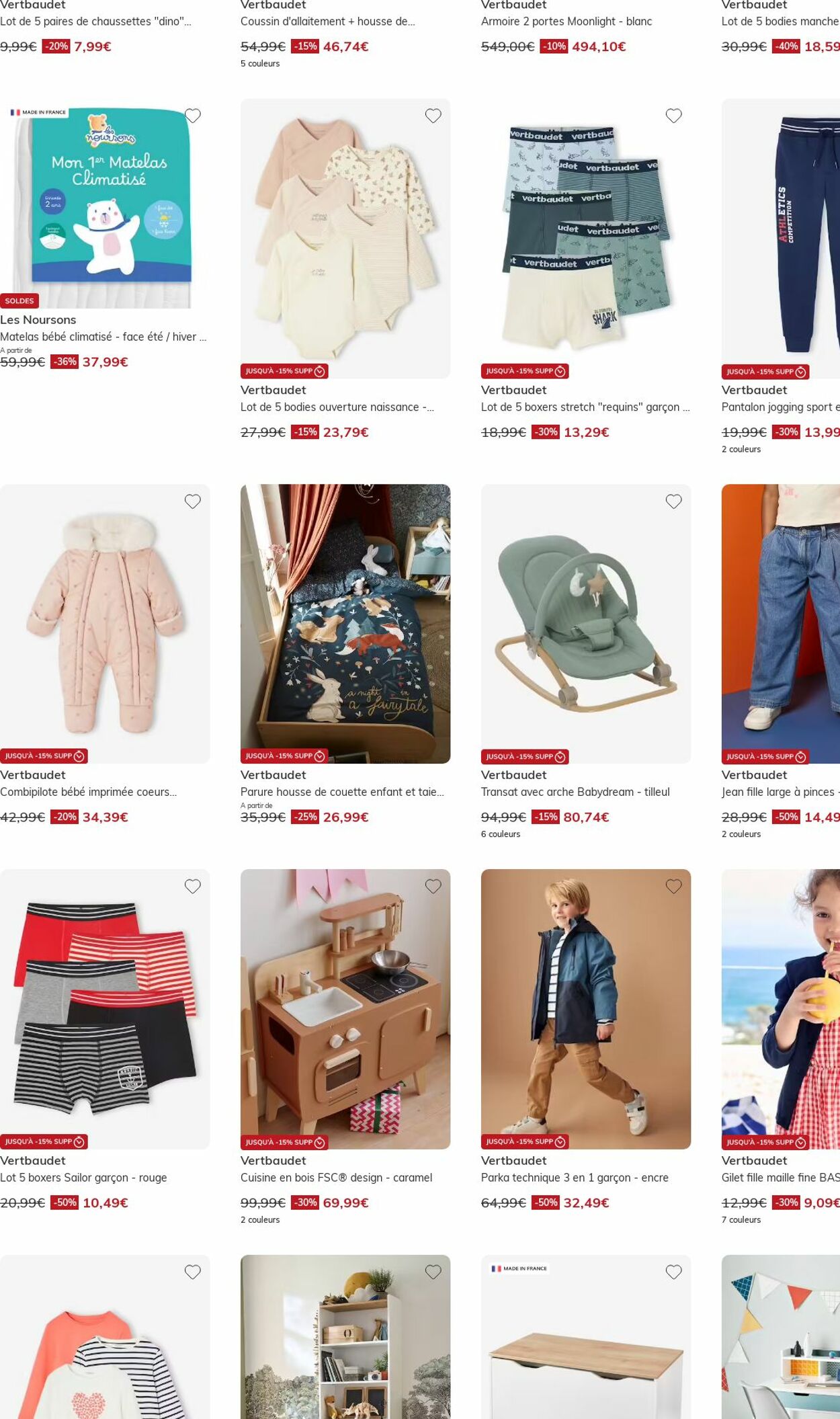 Catalogue Vertbaudet 12.01.2026 - 21.01.2026