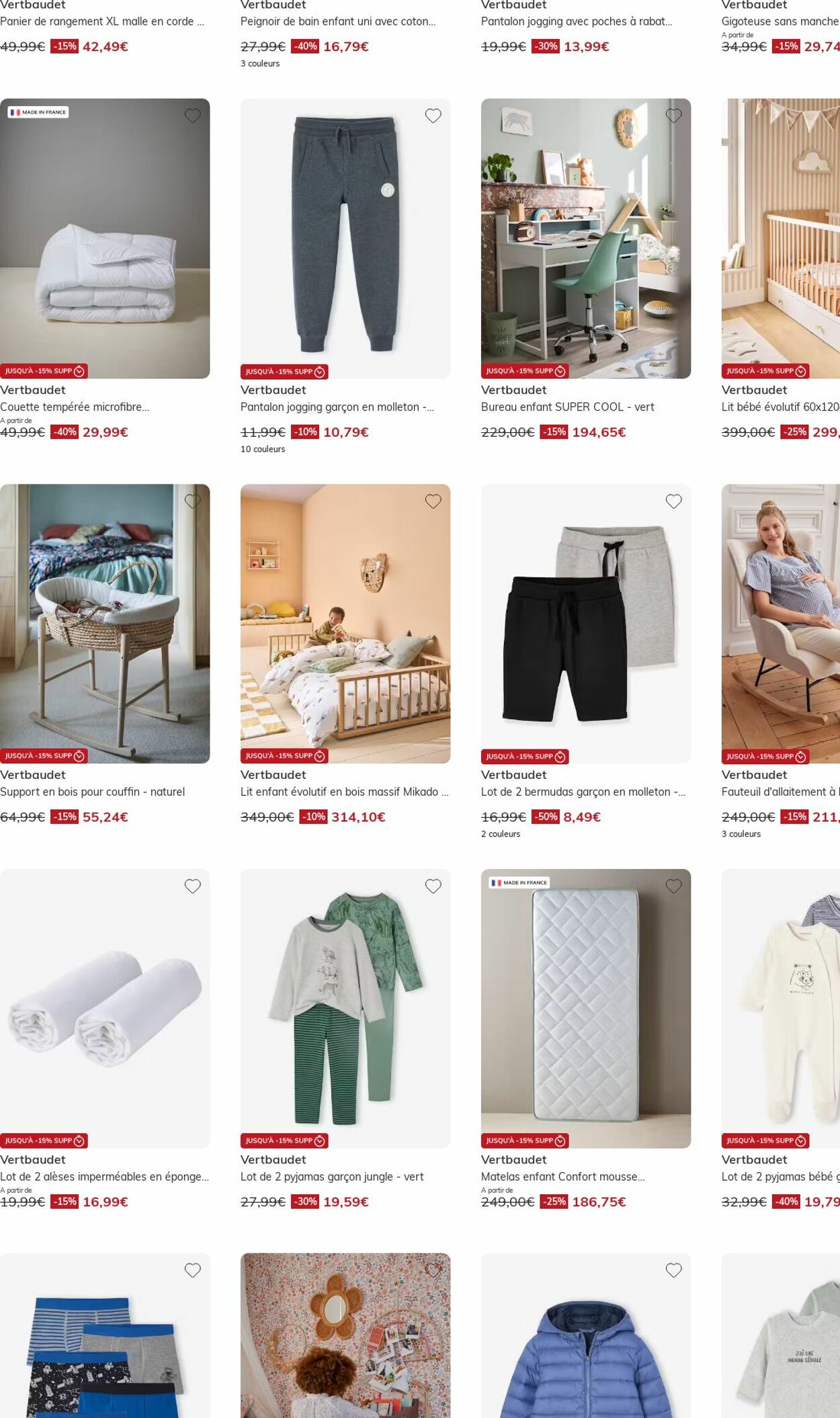 Catalogue Vertbaudet 12.01.2026 - 21.01.2026