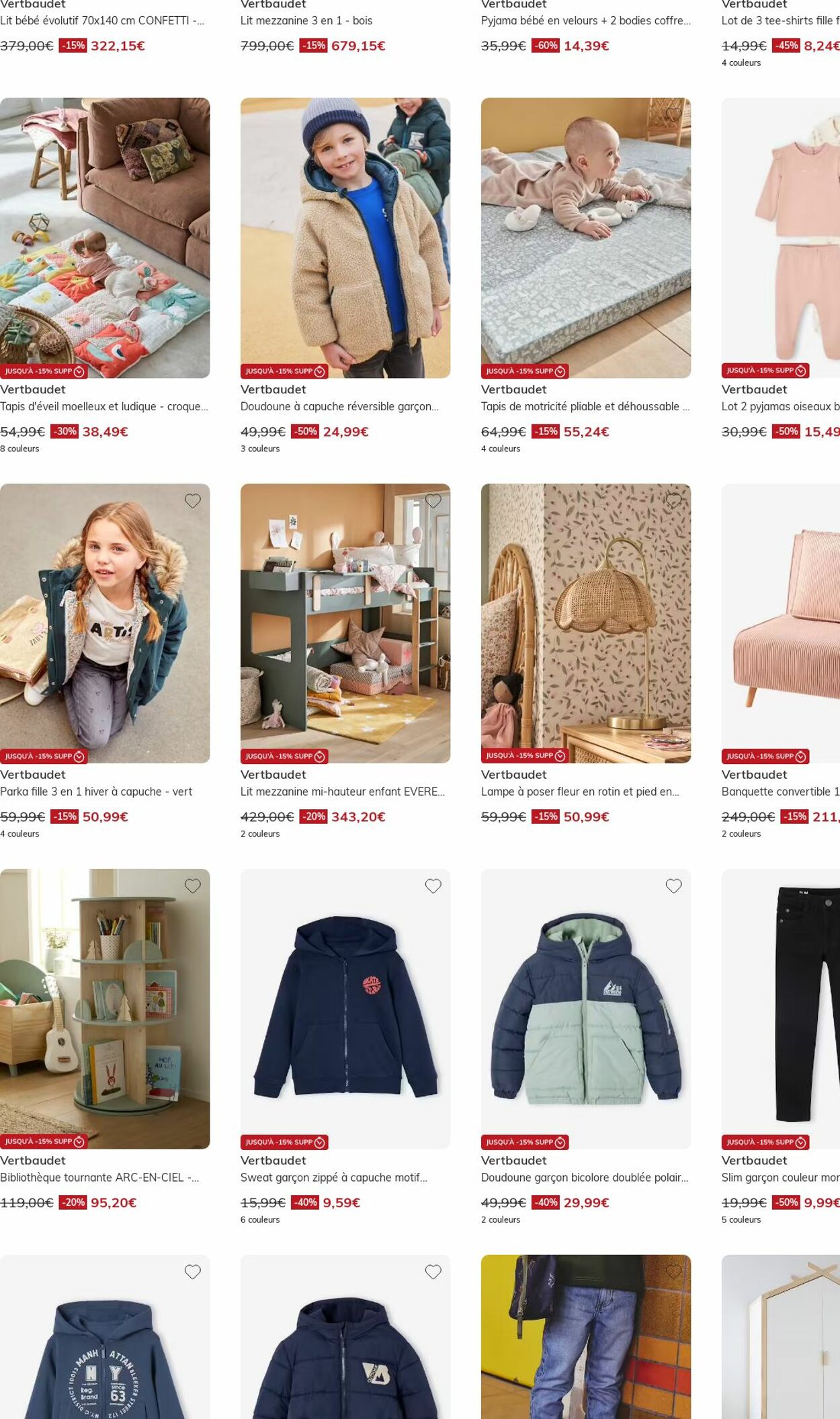 Catalogue Vertbaudet 12.01.2026 - 21.01.2026