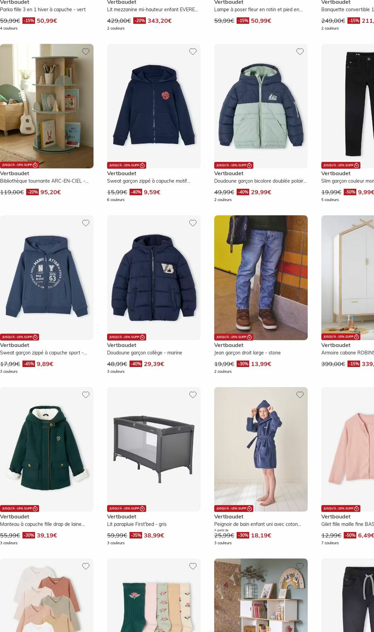Catalogue Vertbaudet 12.01.2026 - 21.01.2026