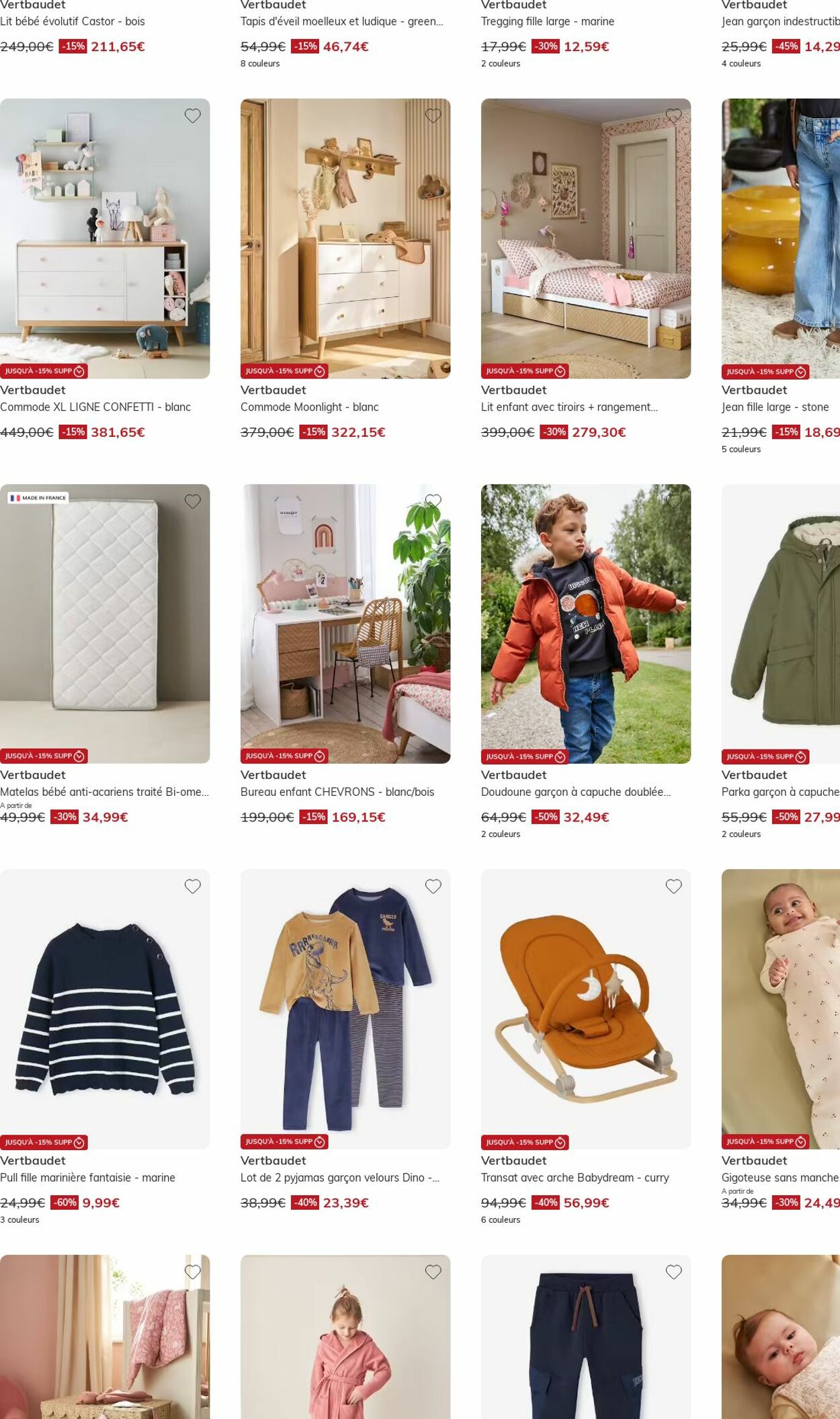 Catalogue Vertbaudet 12.01.2026 - 21.01.2026