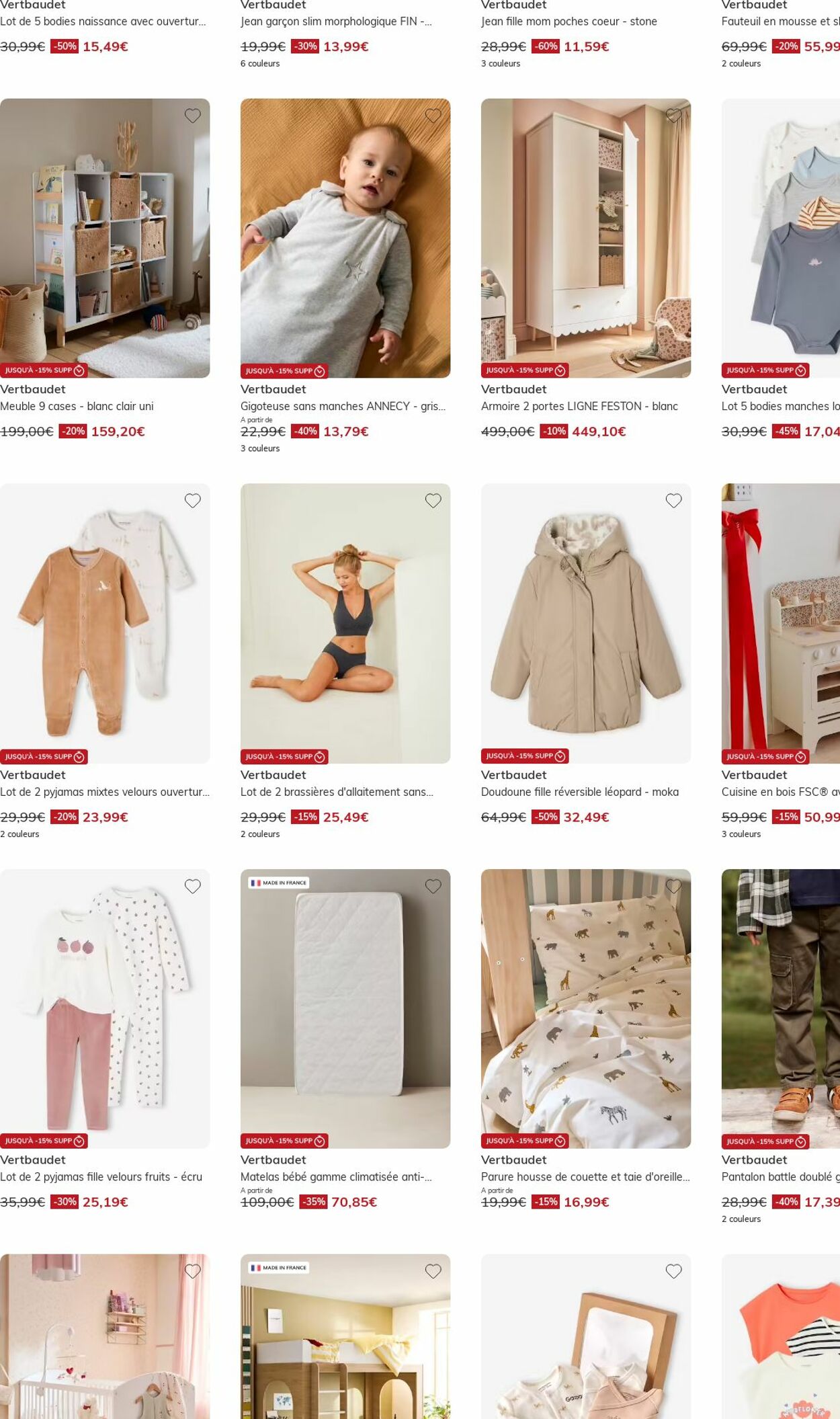 Catalogue Vertbaudet 12.01.2026 - 21.01.2026