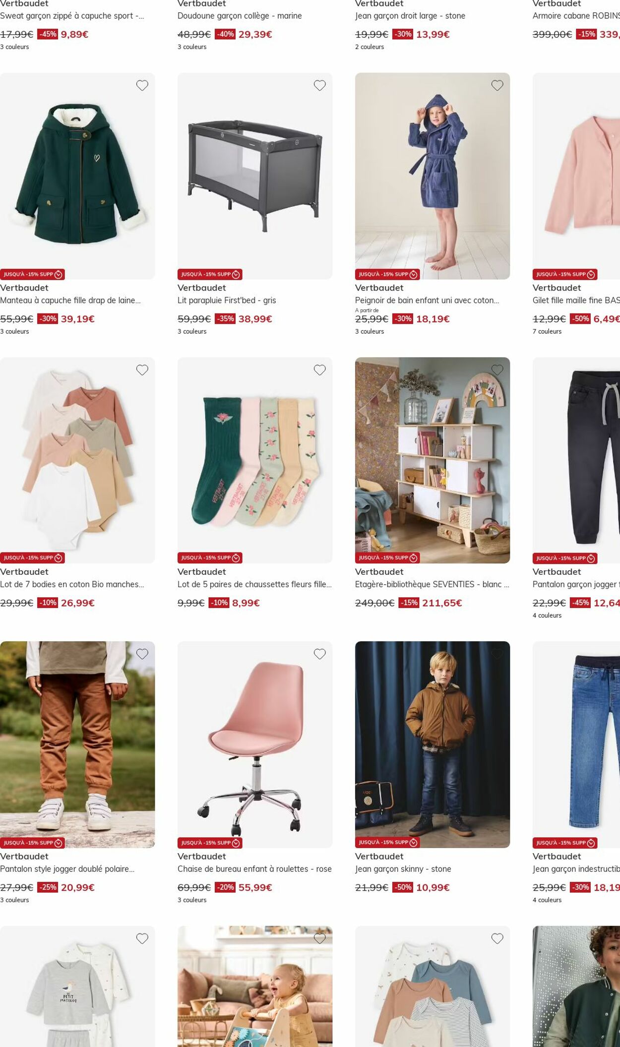 Catalogue Vertbaudet 12.01.2026 - 21.01.2026