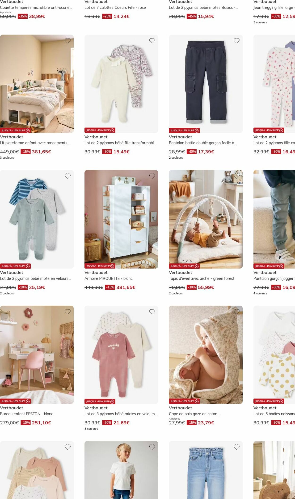 Catalogue Vertbaudet 12.01.2026 - 21.01.2026