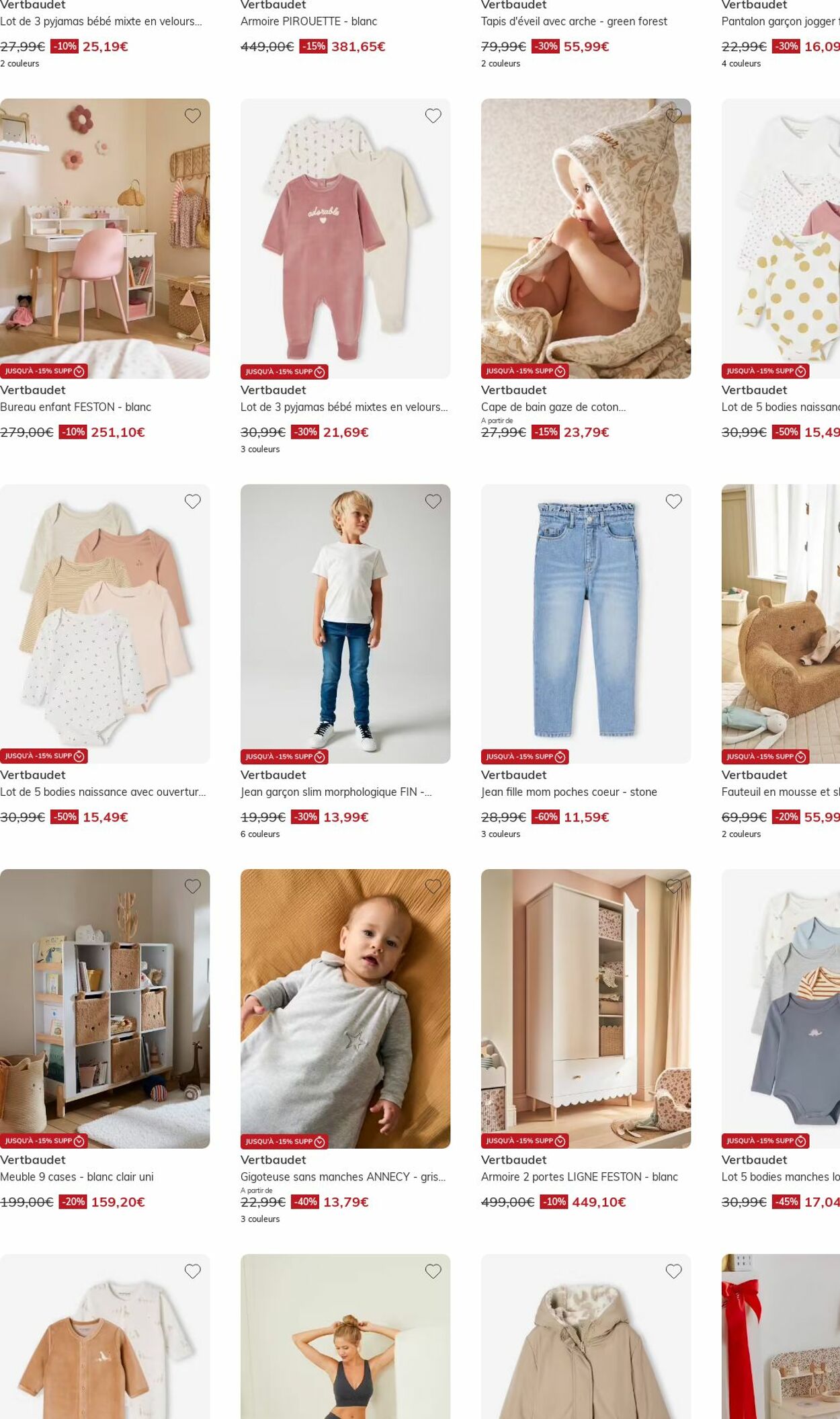 Catalogue Vertbaudet 12.01.2026 - 21.01.2026