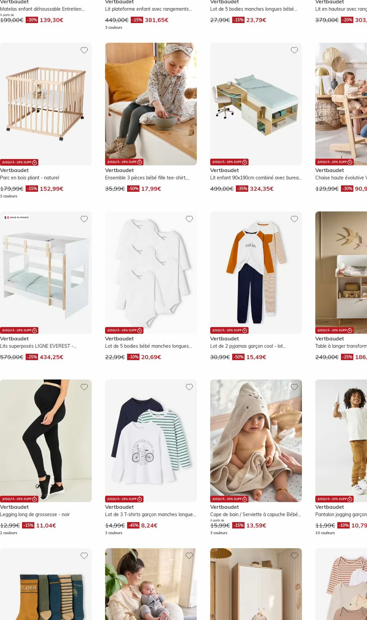 Catalogue Vertbaudet 12.01.2026 - 21.01.2026