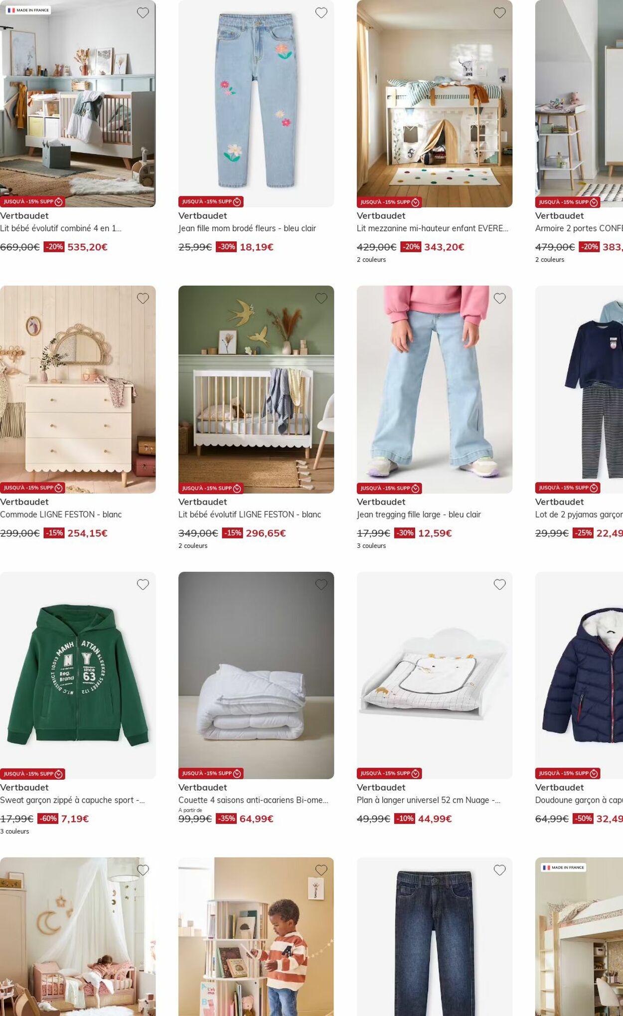 Catalogue Vertbaudet 12.01.2026 - 21.01.2026