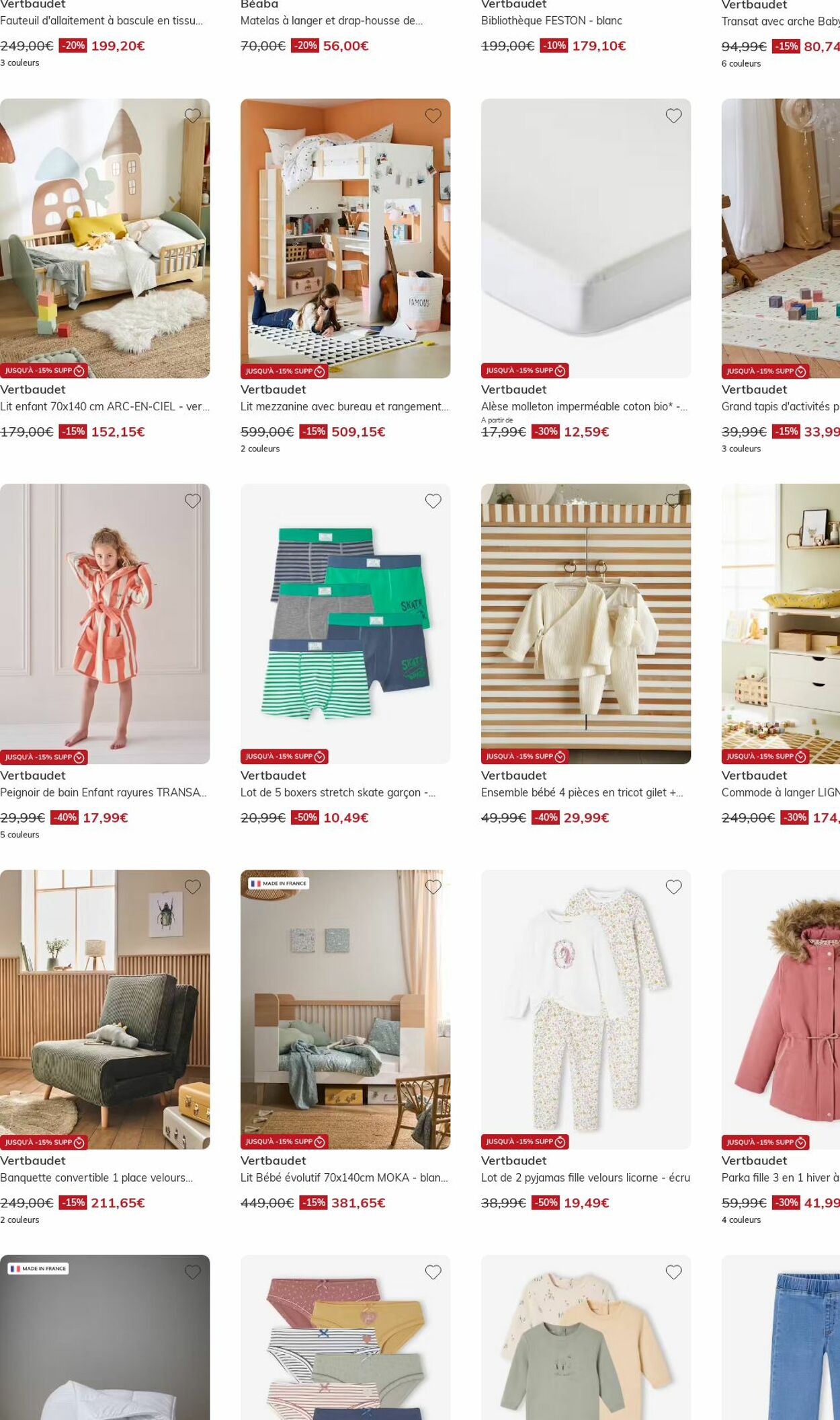 Catalogue Vertbaudet 12.01.2026 - 21.01.2026