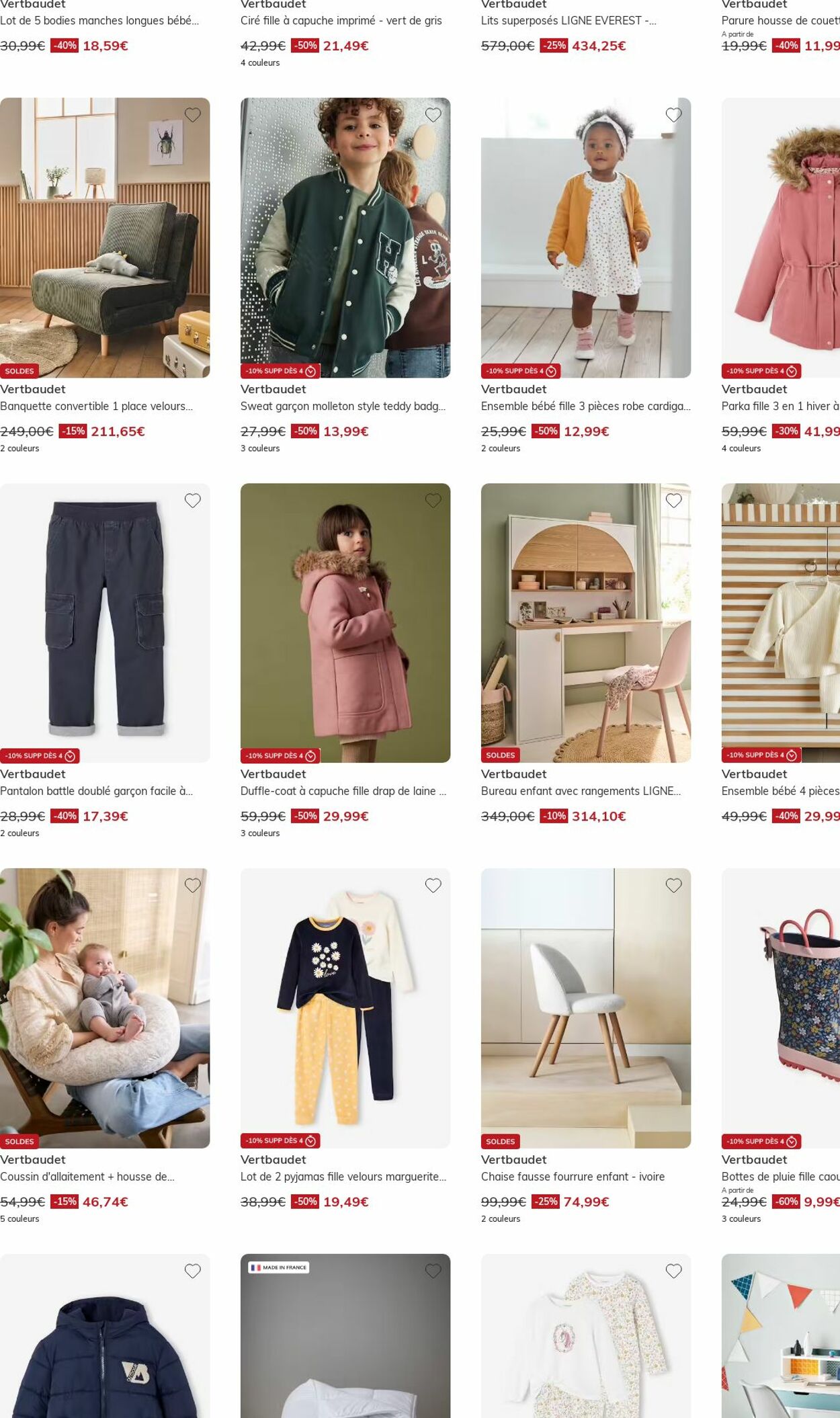 Catalogue Vertbaudet 19.01.2026 - 28.01.2026