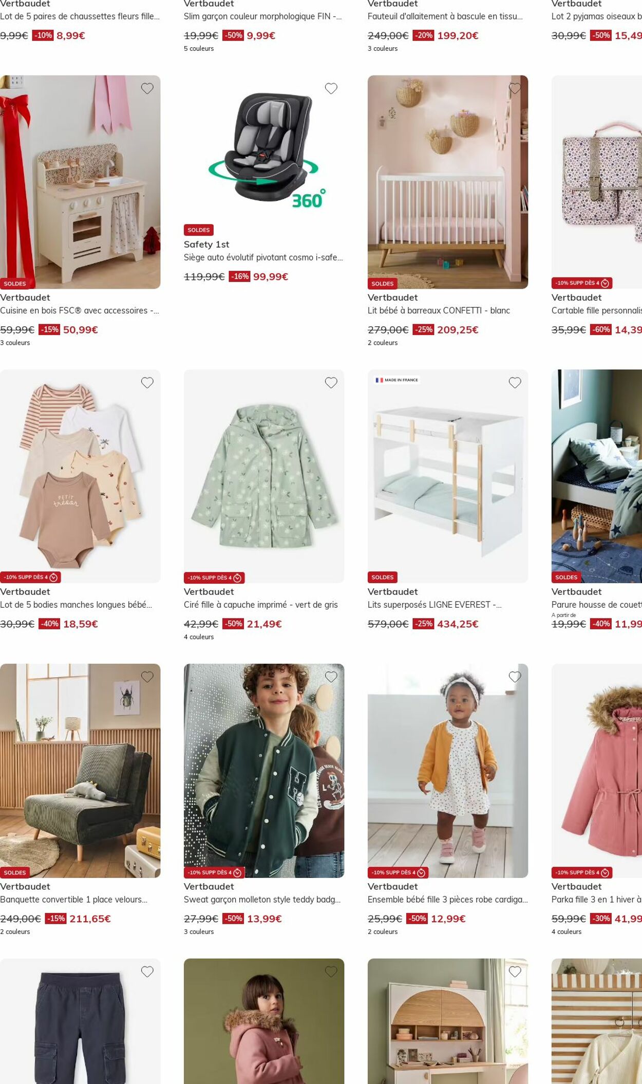 Catalogue Vertbaudet 19.01.2026 - 28.01.2026
