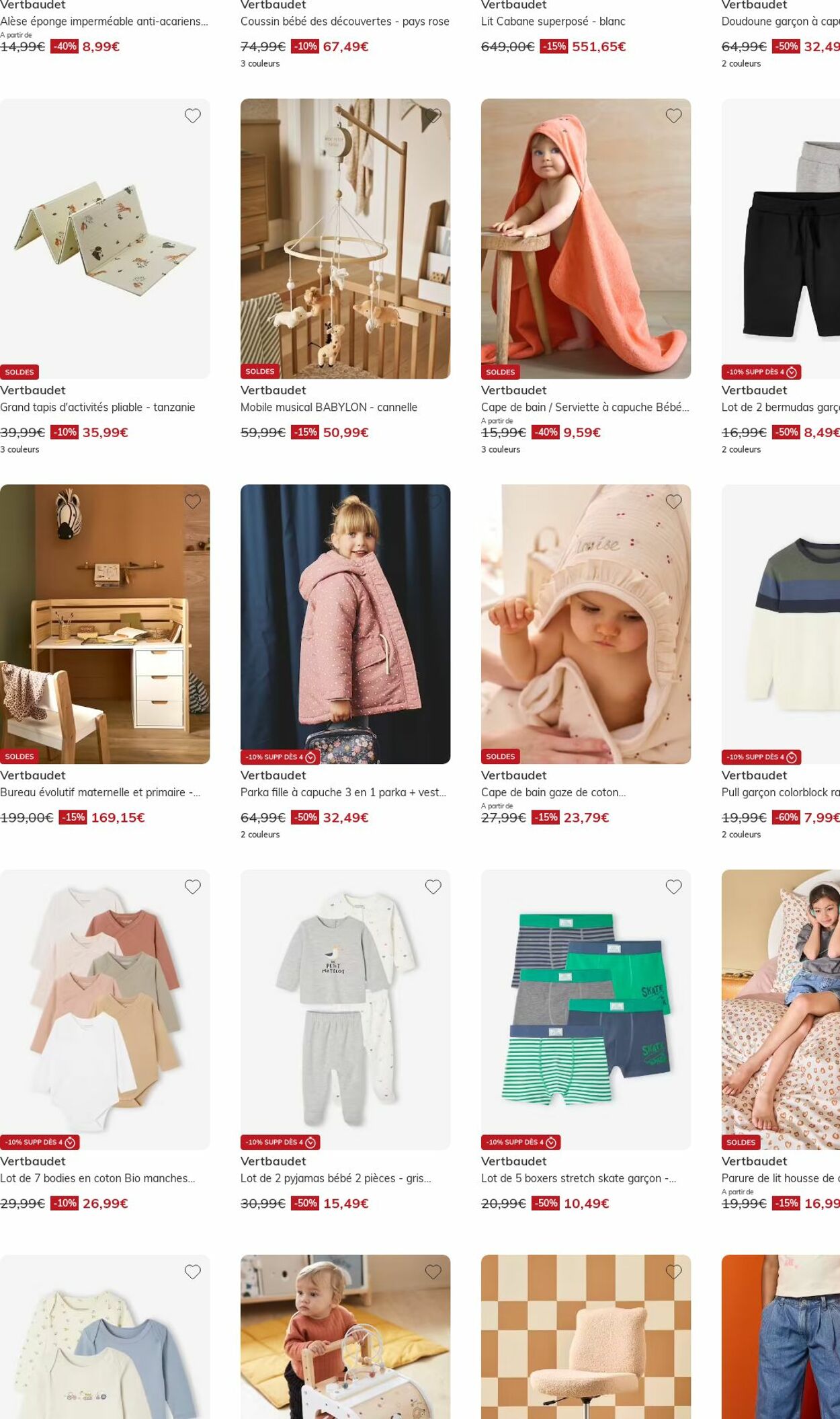 Catalogue Vertbaudet 19.01.2026 - 28.01.2026