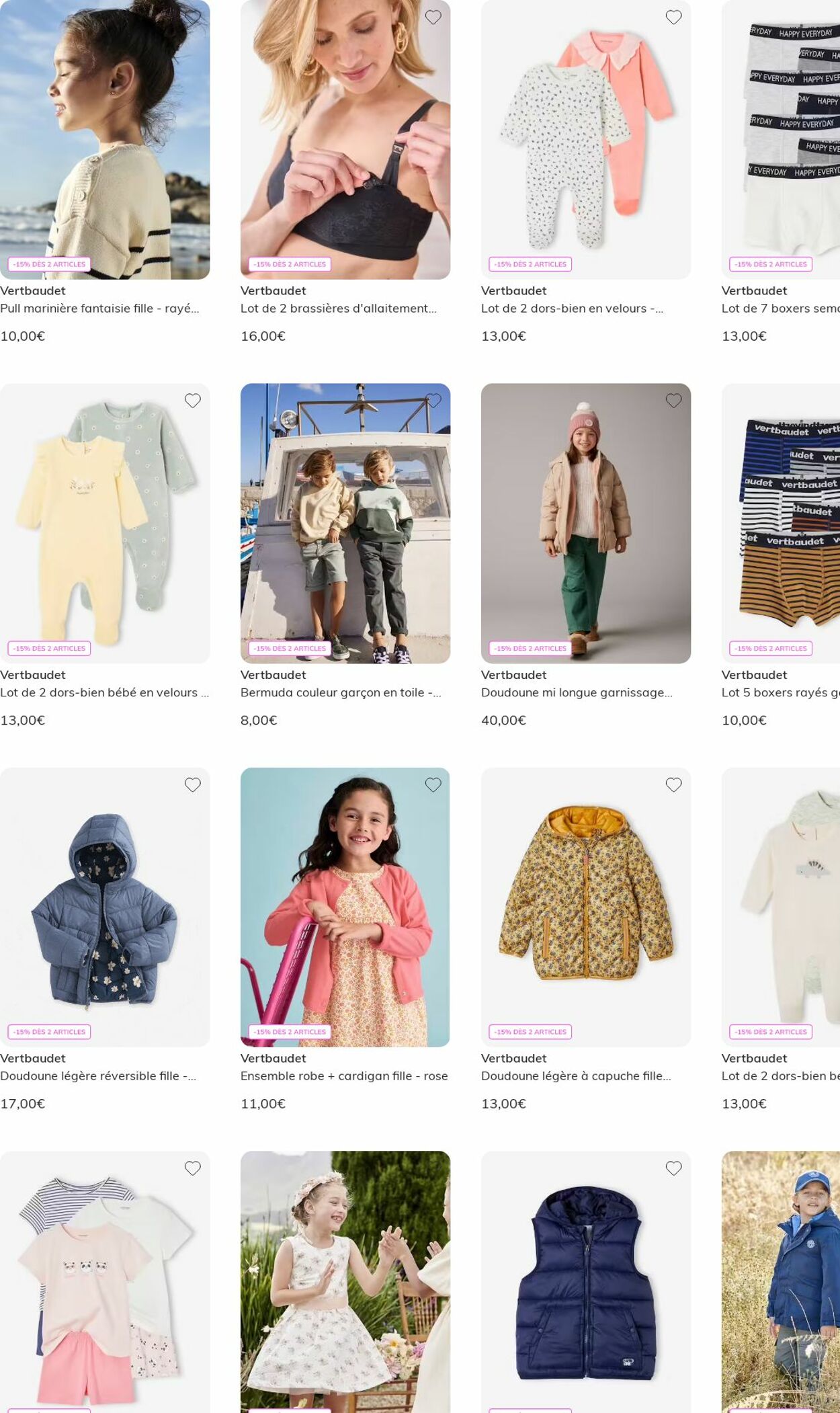 Catalogue Vertbaudet 28.07.2025 - 06.08.2025