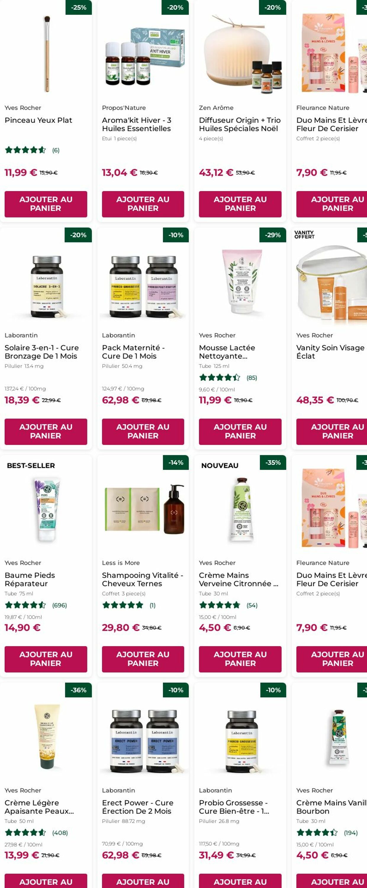 Catalogue Yves Rocher 20.10.2025 - 29.10.2025