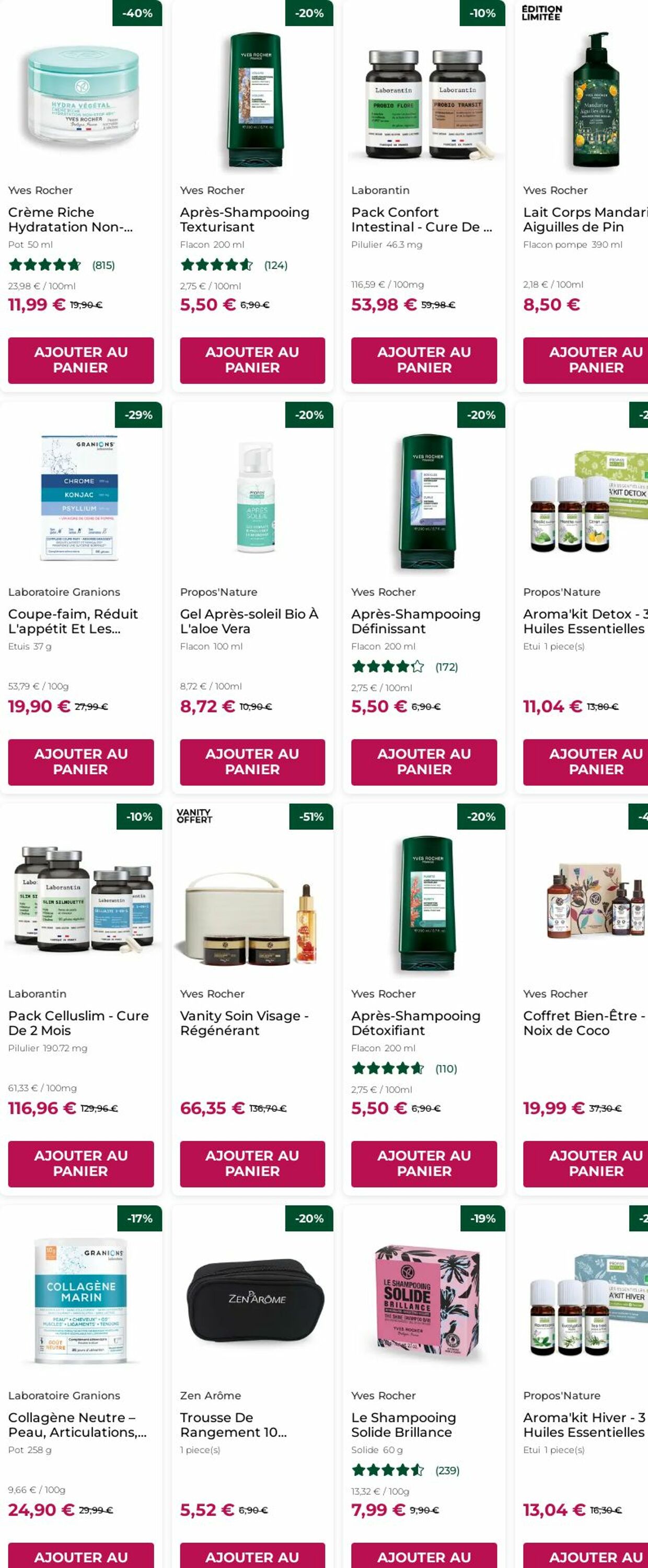 Catalogue Yves Rocher 20.10.2025 - 29.10.2025