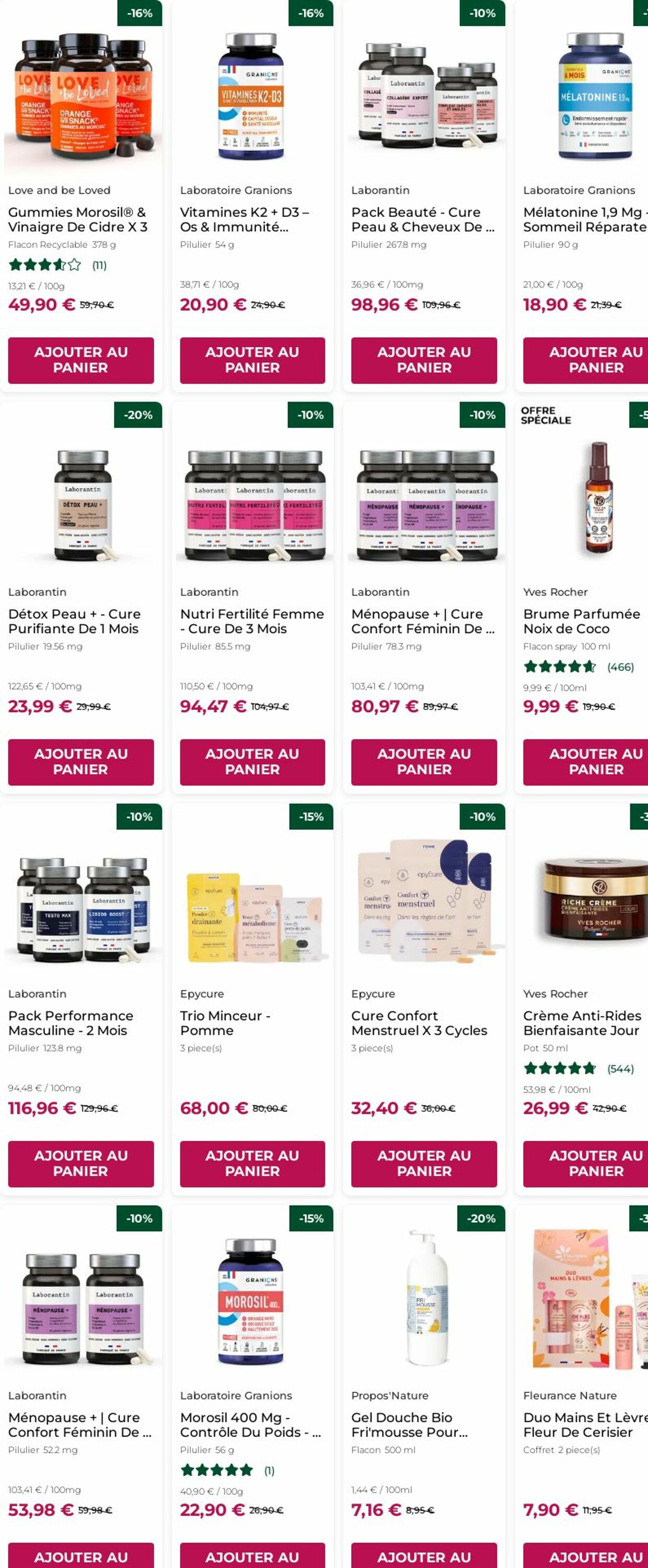 Catalogue Yves Rocher 20.10.2025 - 29.10.2025