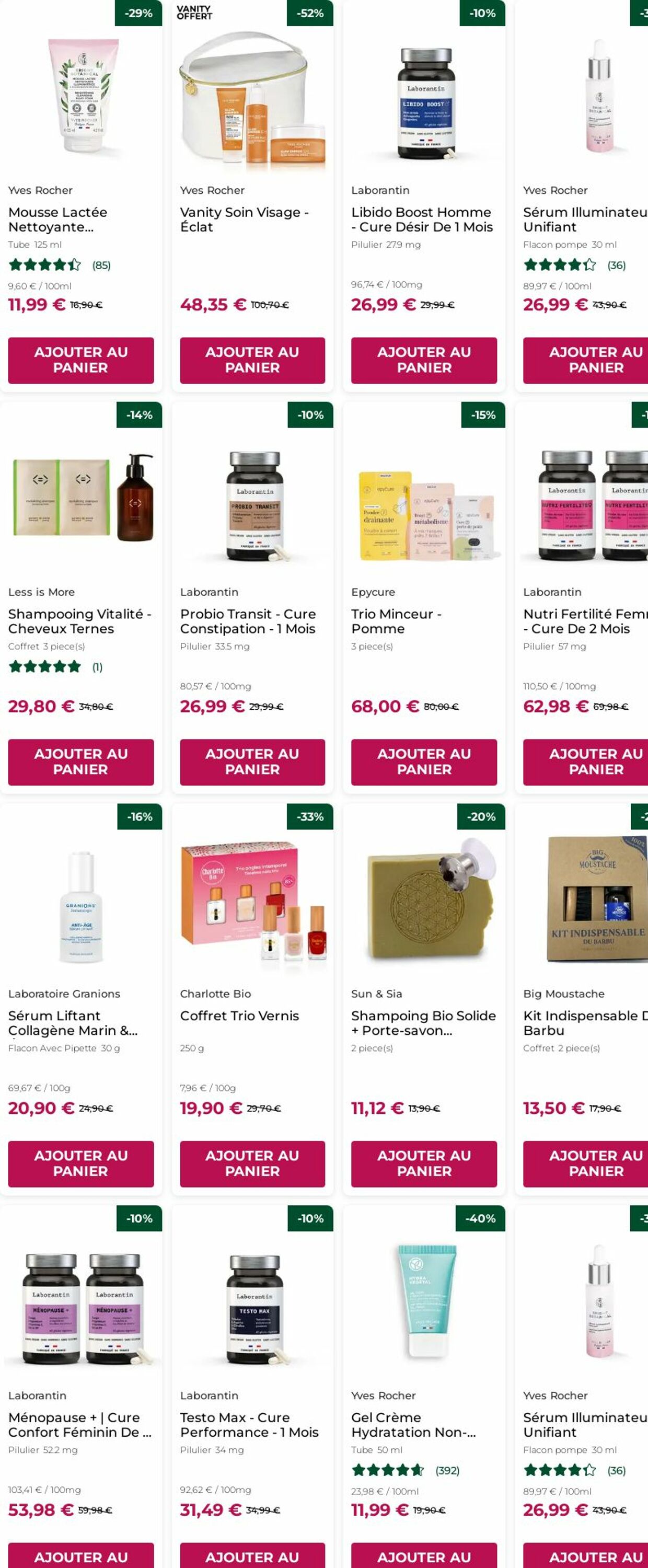Catalogue Yves Rocher 20.10.2025 - 29.10.2025